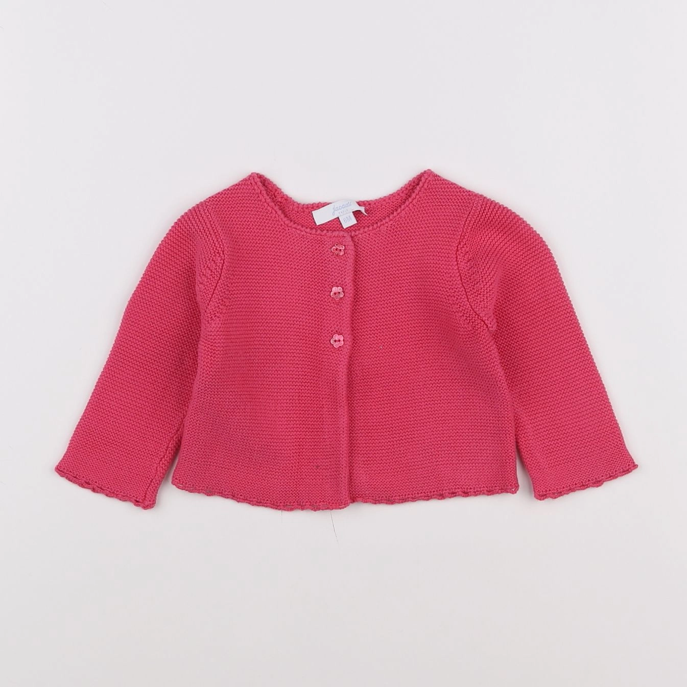 Jacadi - gilet rose - 6 mois