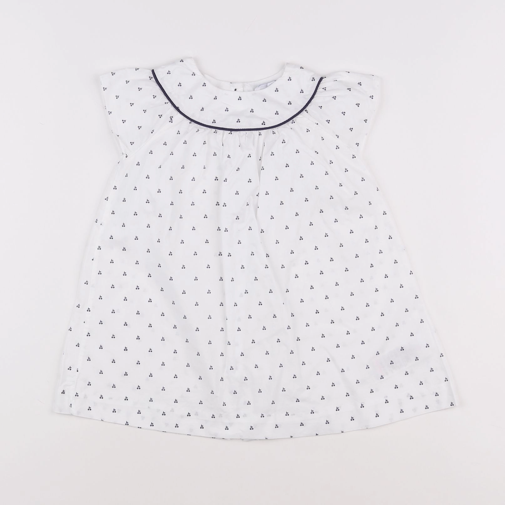 Jacadi - robe bleu, blanc - 2 ans