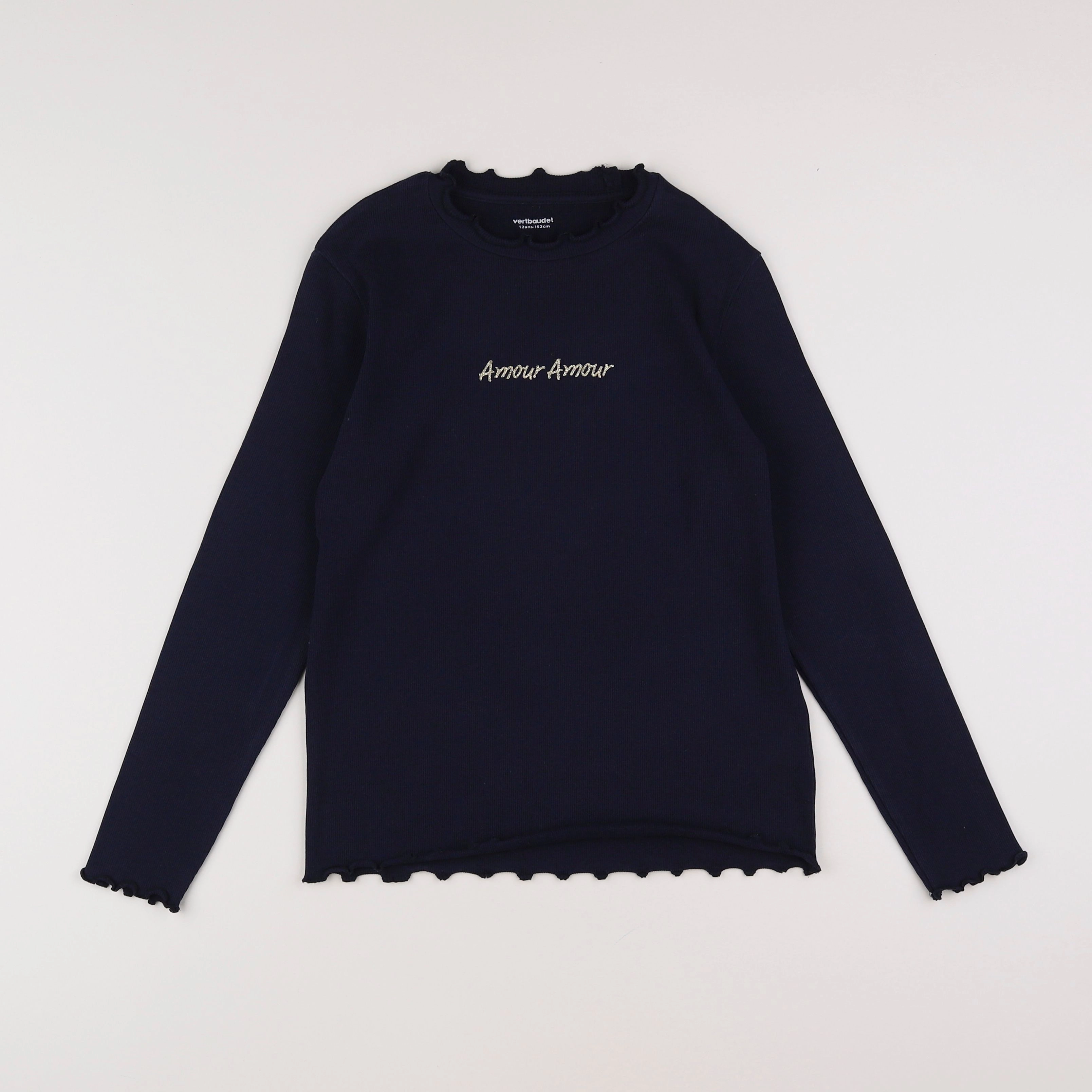 Vertbaudet - tee-shirt bleu - 12 ans