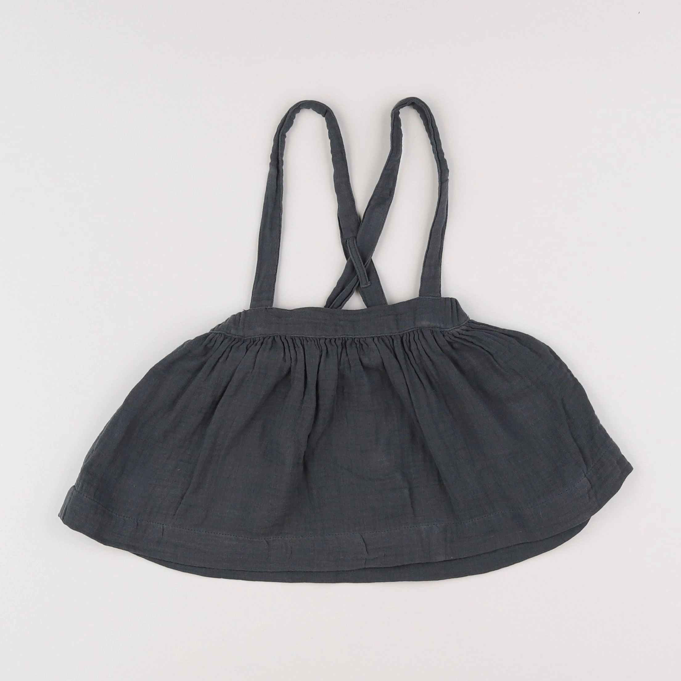 Vertbaudet - robe gris - 12 mois