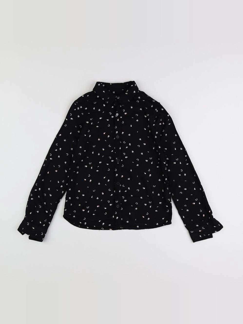 IKKS - chemise noir - 8 ans