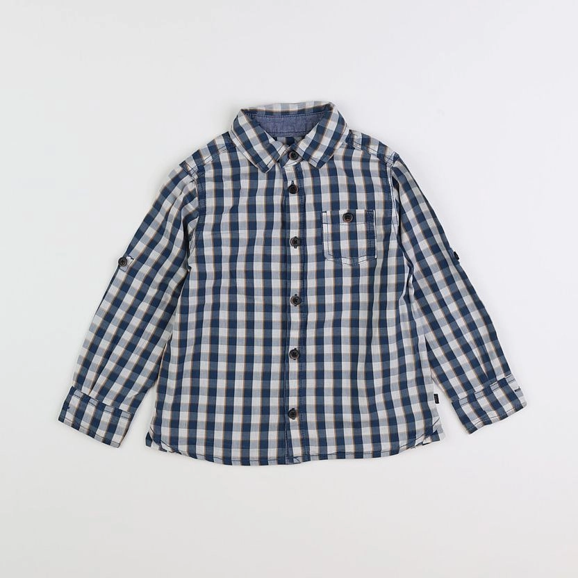 Okaidi - chemise bleu - 4 ans