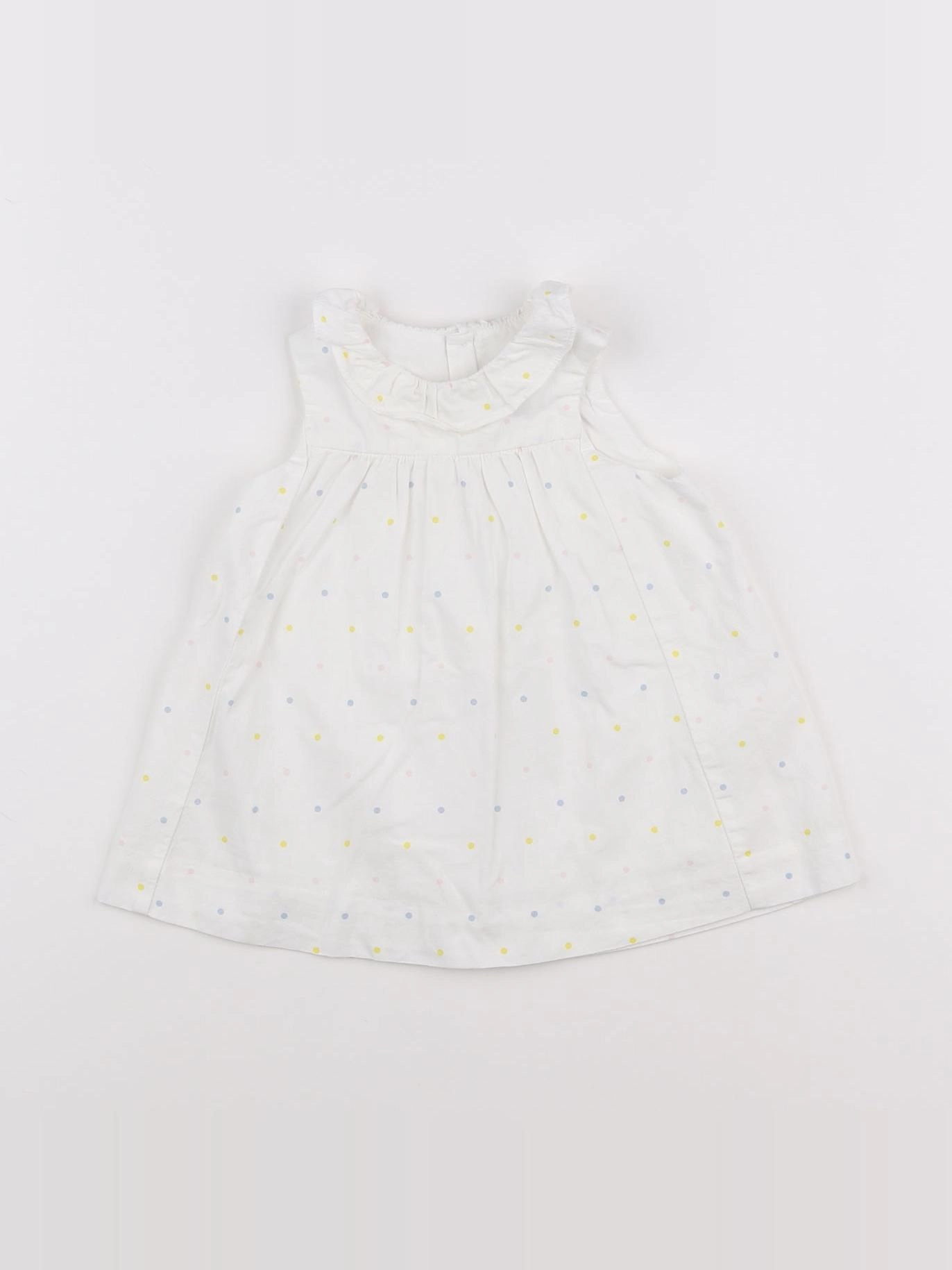 Jacadi - robe blanc - 6 mois