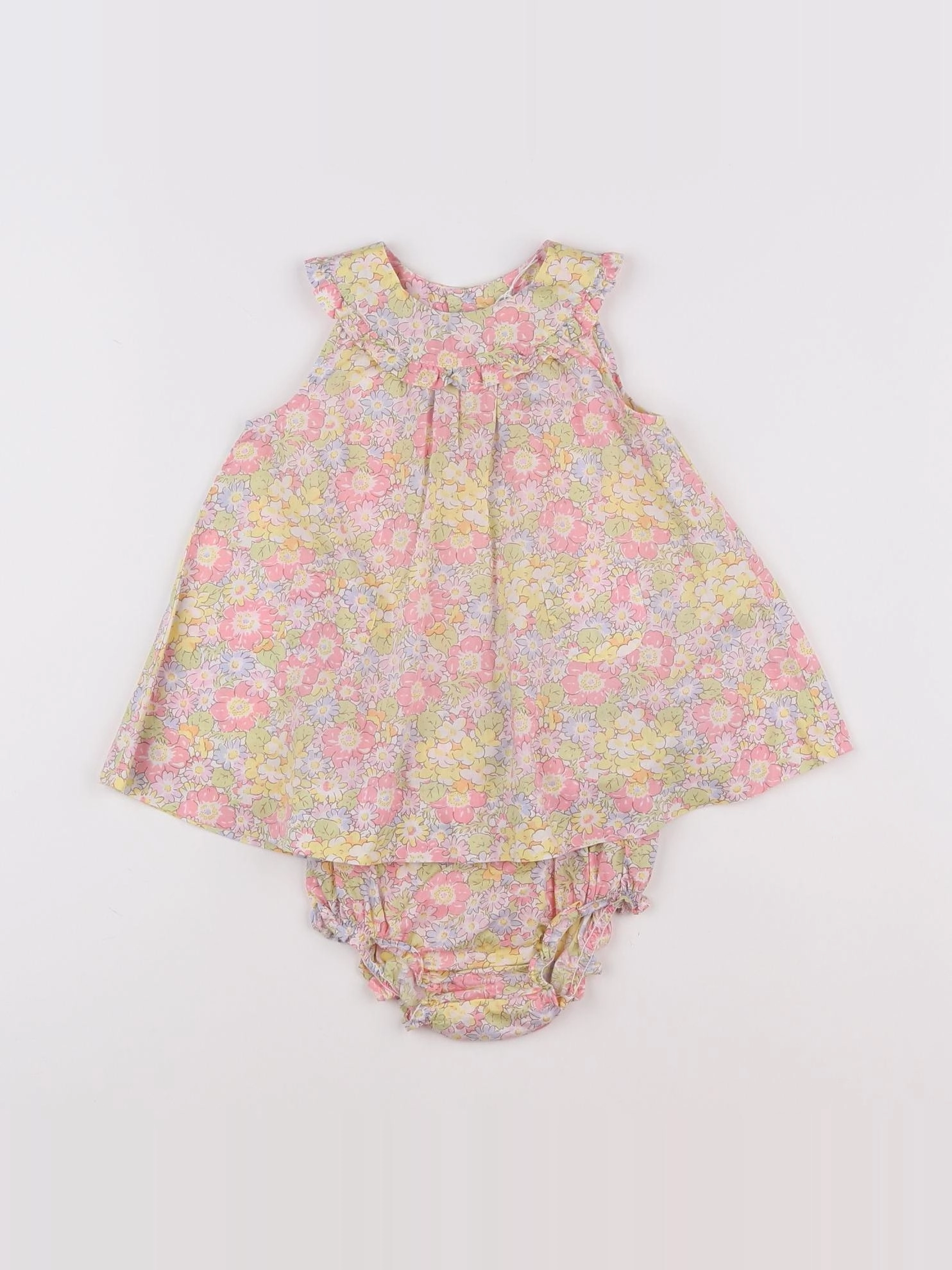 Jacadi - robe liberty multicolore - 6 mois
