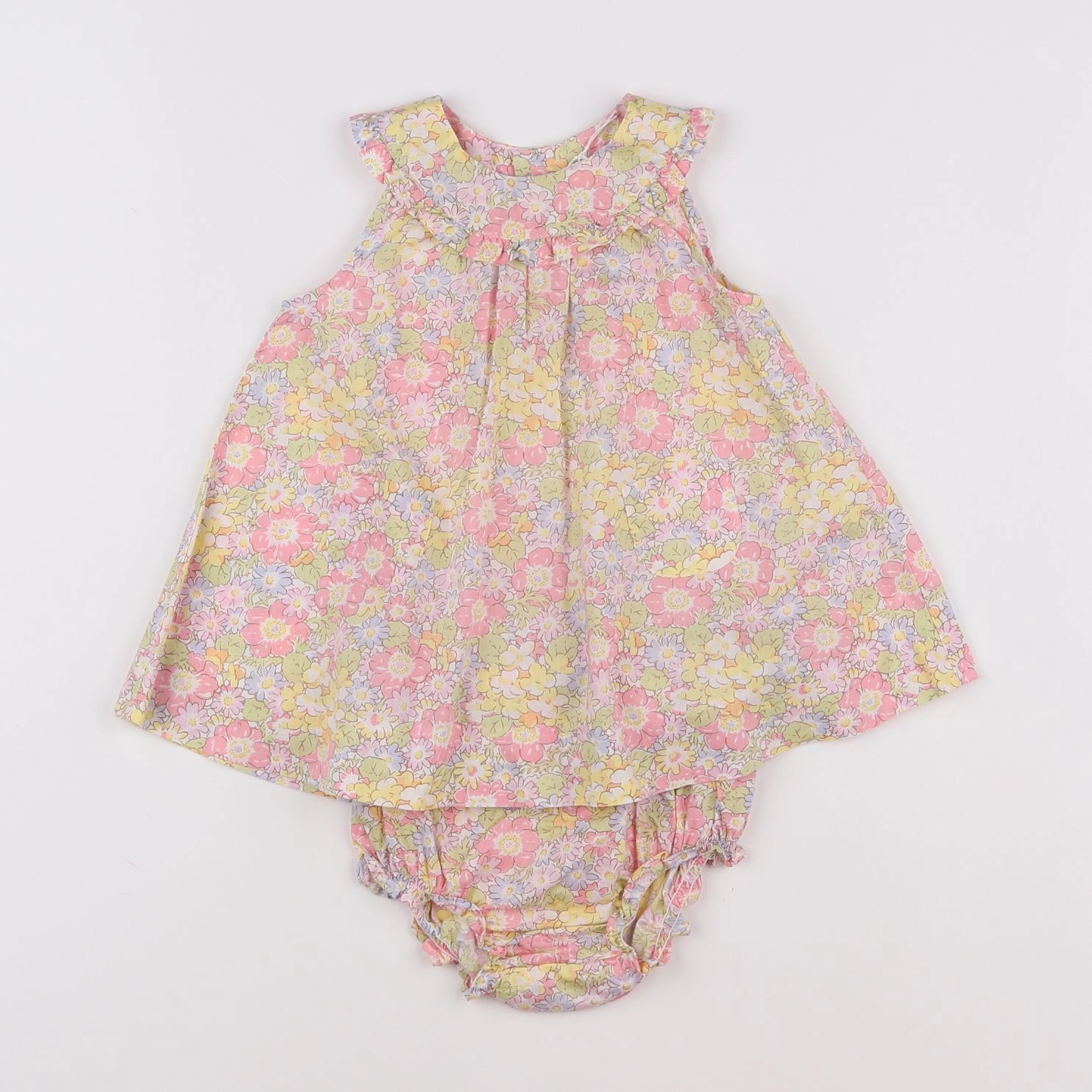 Jacadi - robe liberty multicolore - 6 mois
