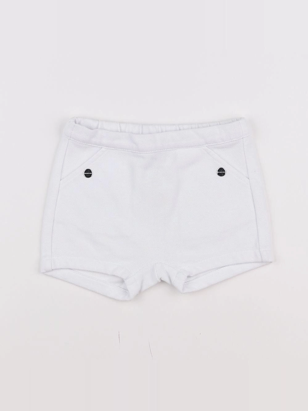 Jacadi - short blanc - 6 mois