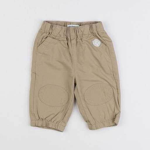 Vertbaudet - pantalon doublé marron - 3 mois