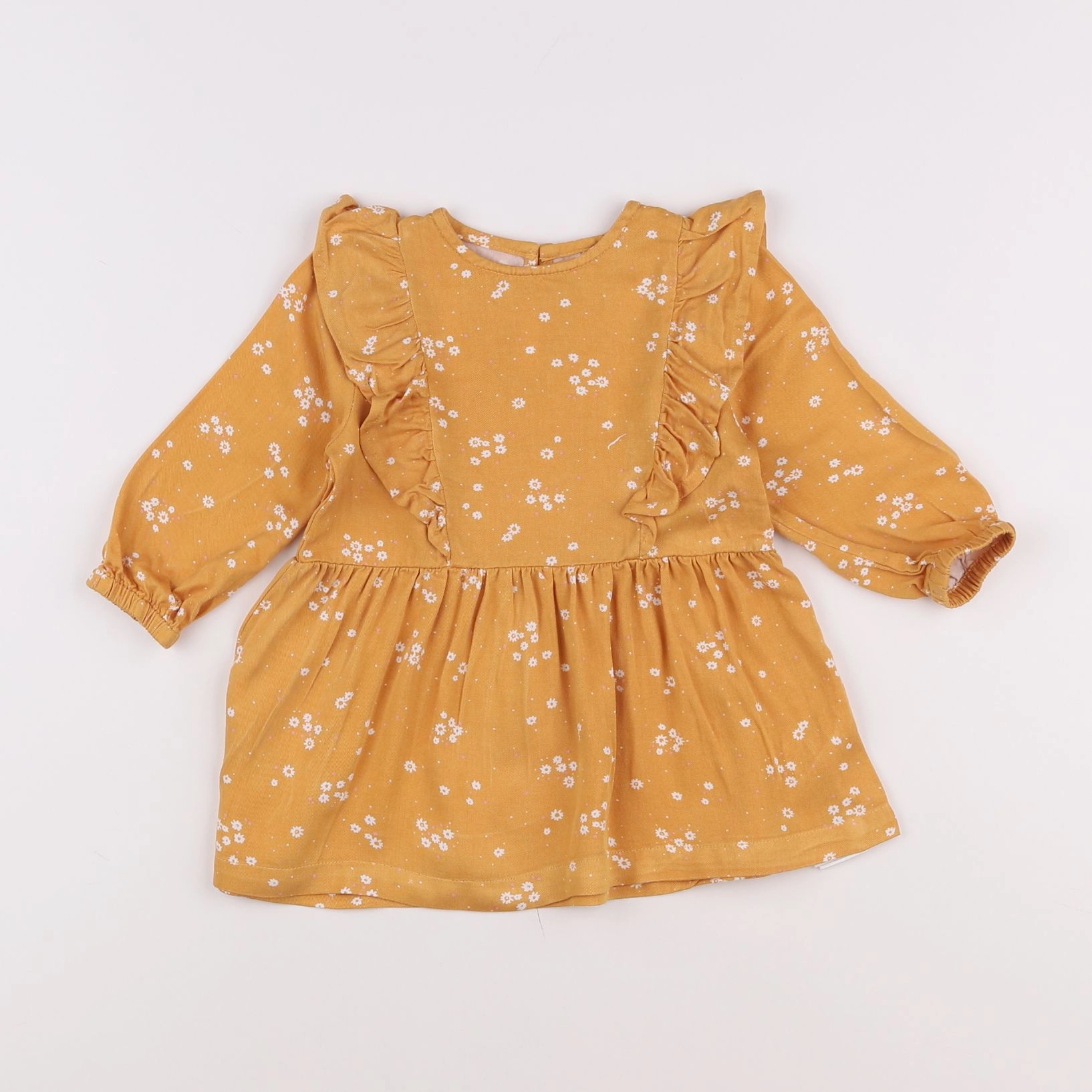 Vertbaudet - robe jaune - 12 mois