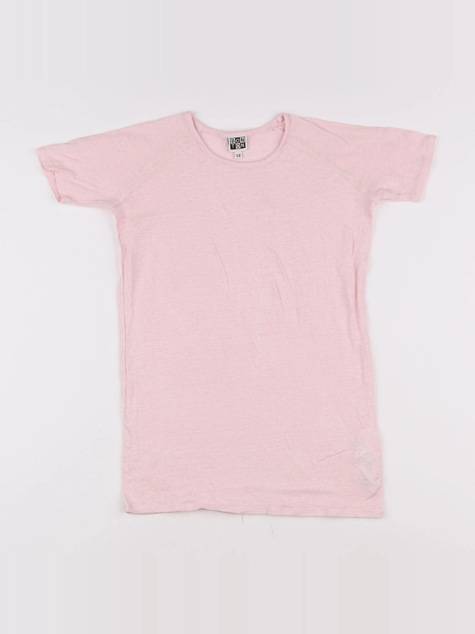 Bonton - tee-shirt rose - 12 ans