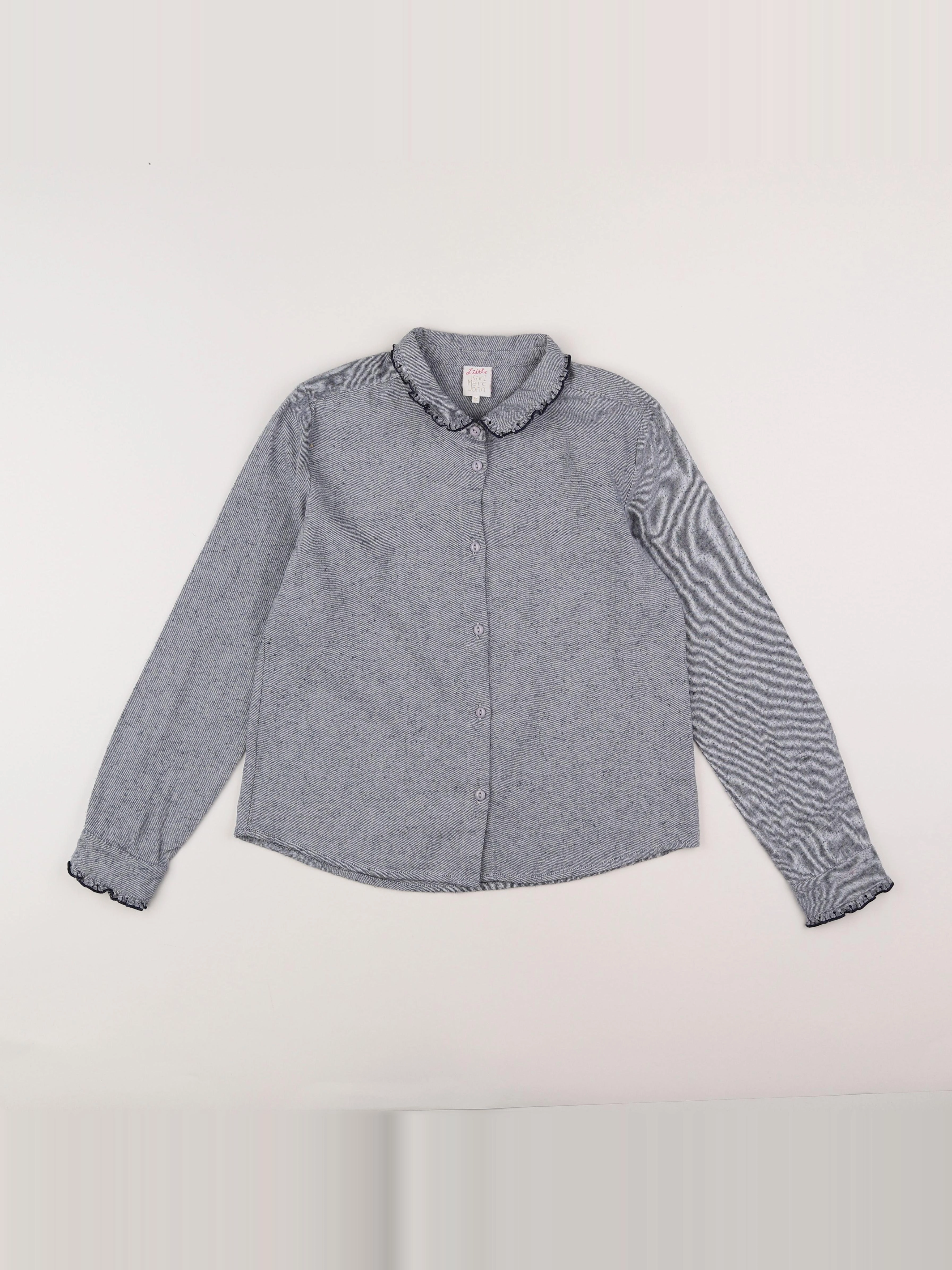 Little Karl Marc John - blouse bleu - 12 ans