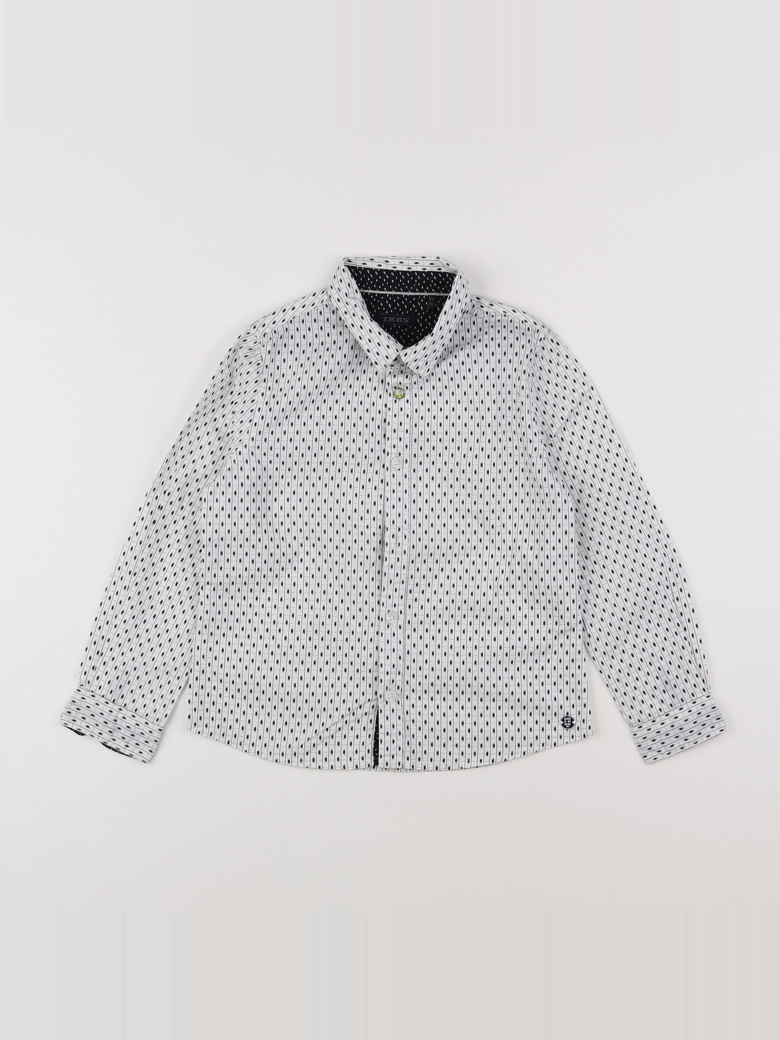 IKKS - chemise blanc, noir - 4 ans