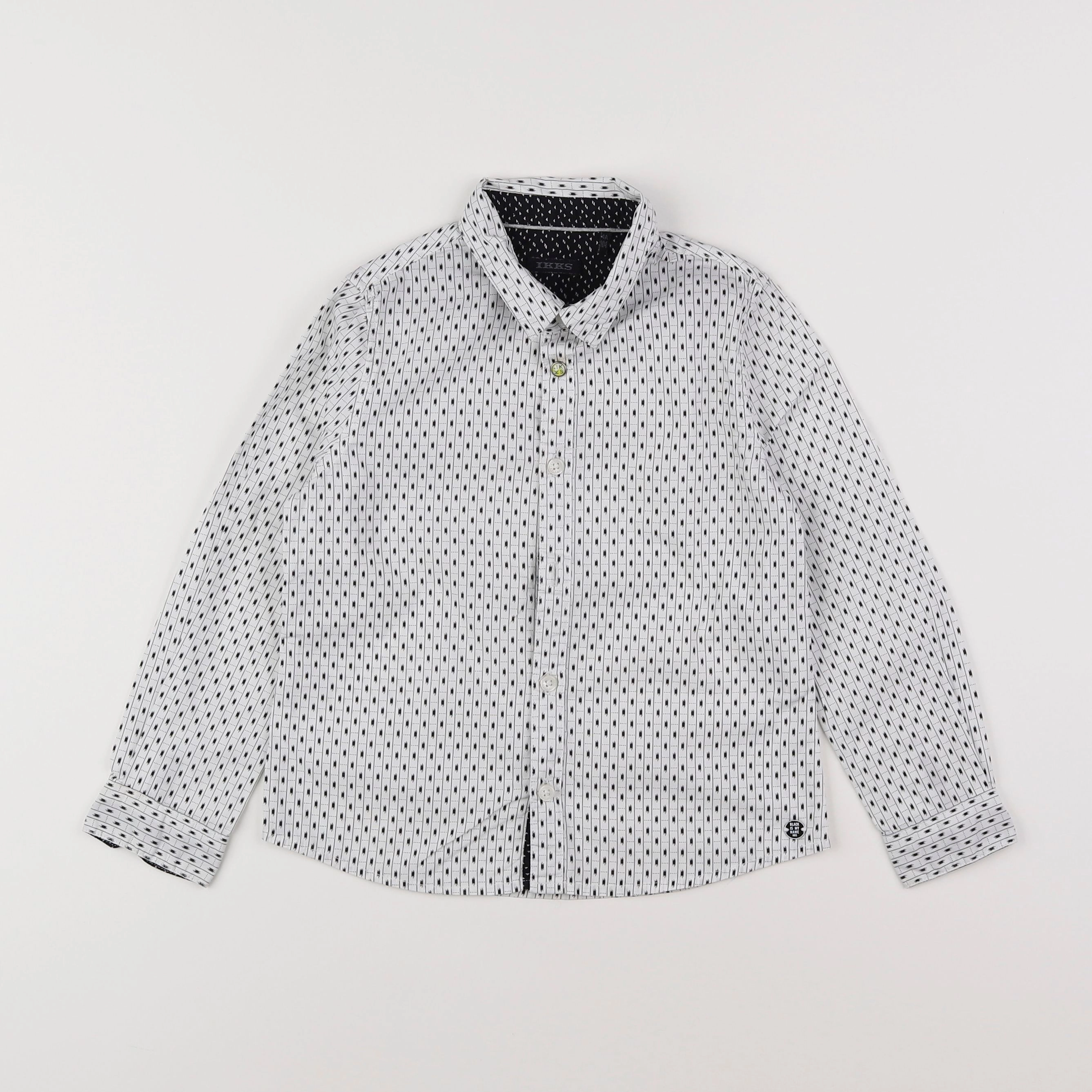 IKKS - chemise blanc, noir - 4 ans