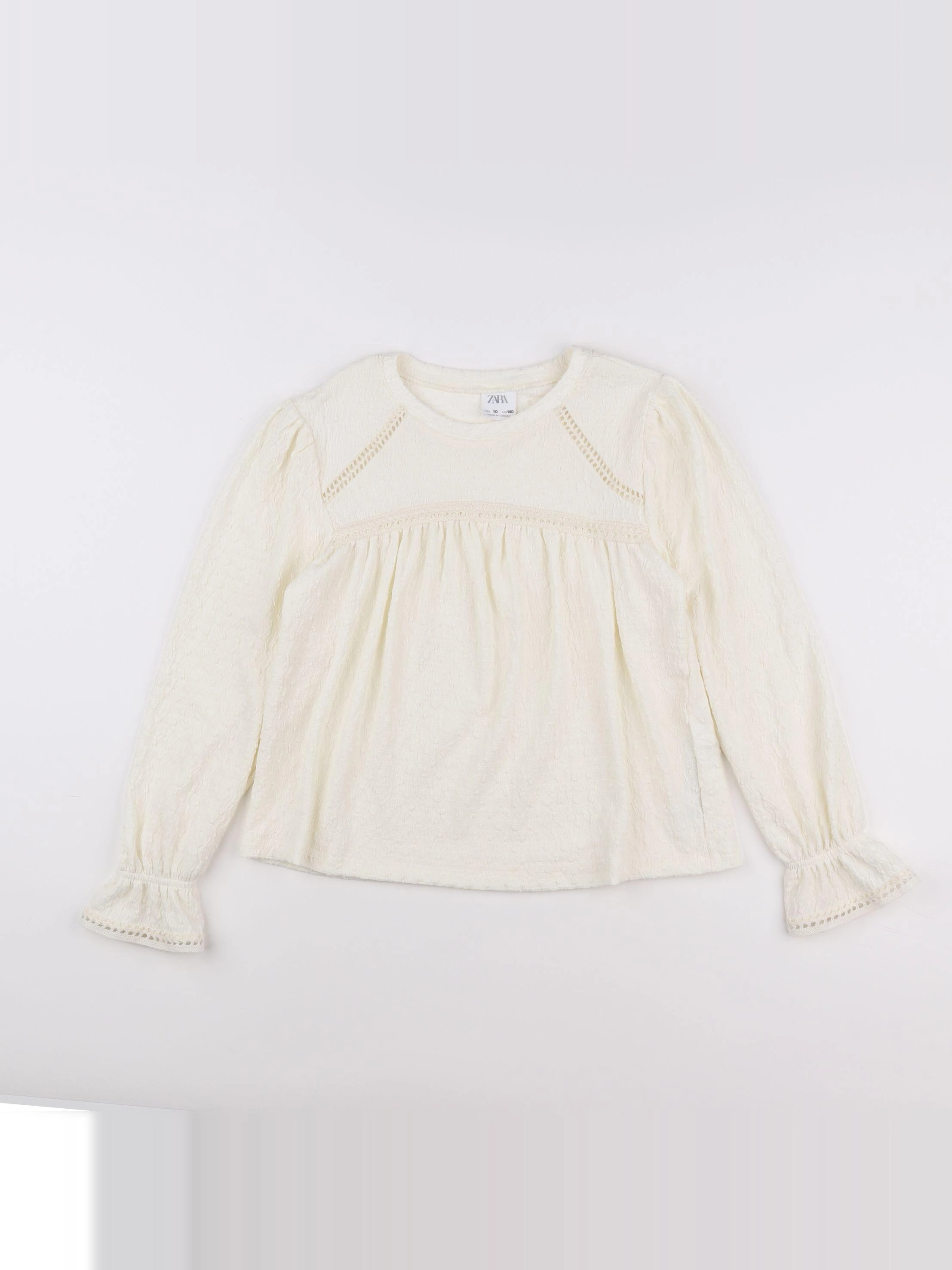 Zara - blouse beige - 10 ans