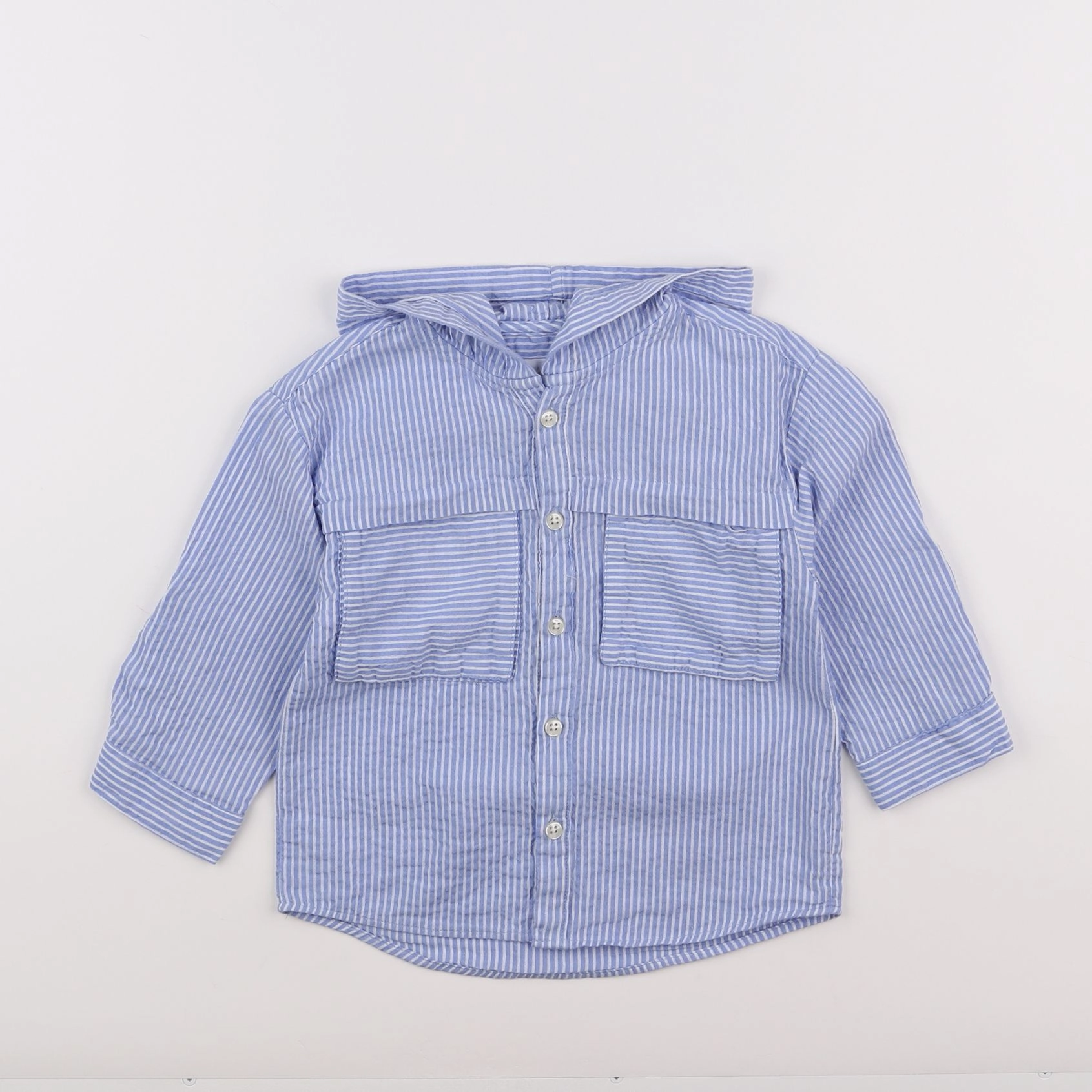 Zara - chemise bleu - 18 mois à 2 ans