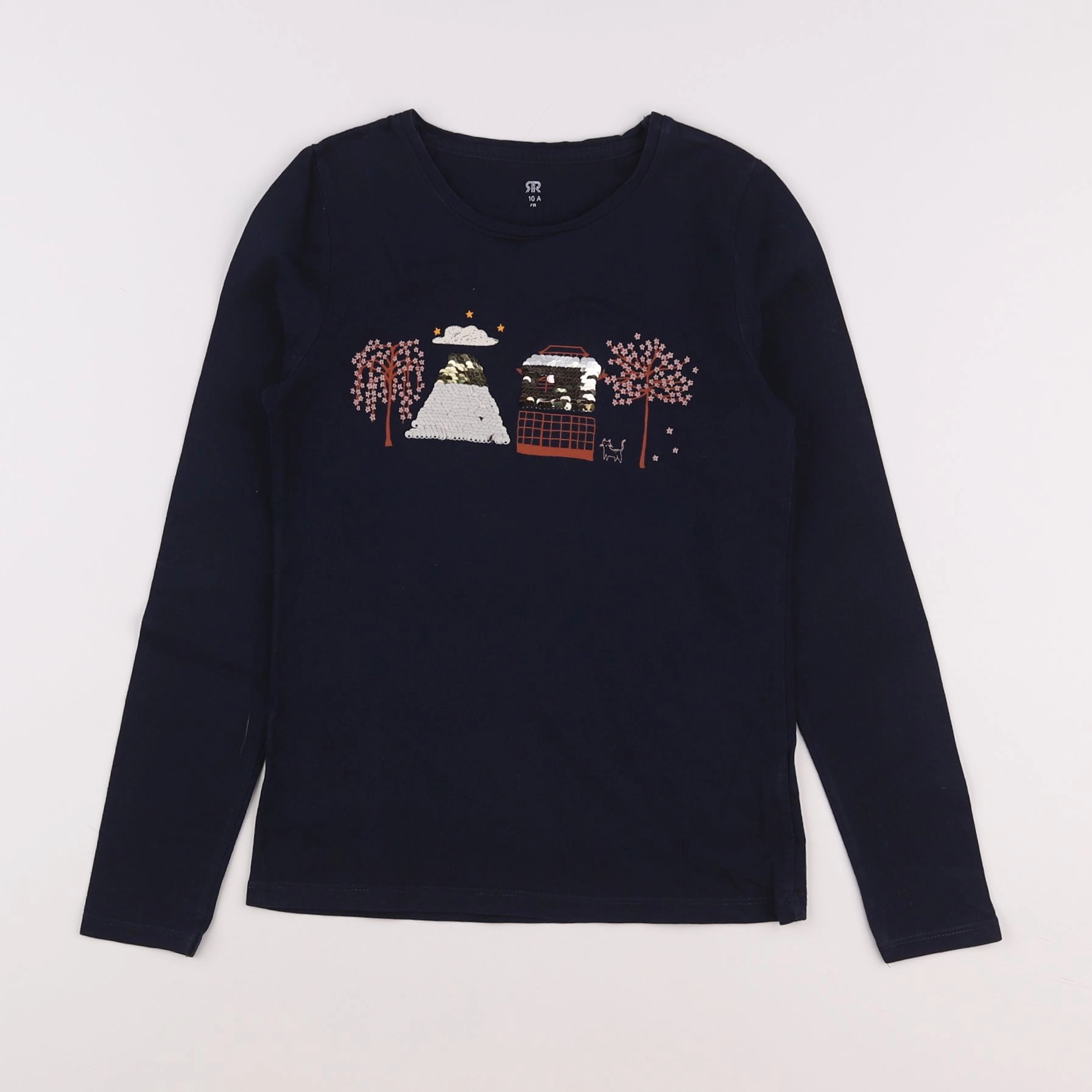 La Redoute - tee-shirt bleu - 10 ans