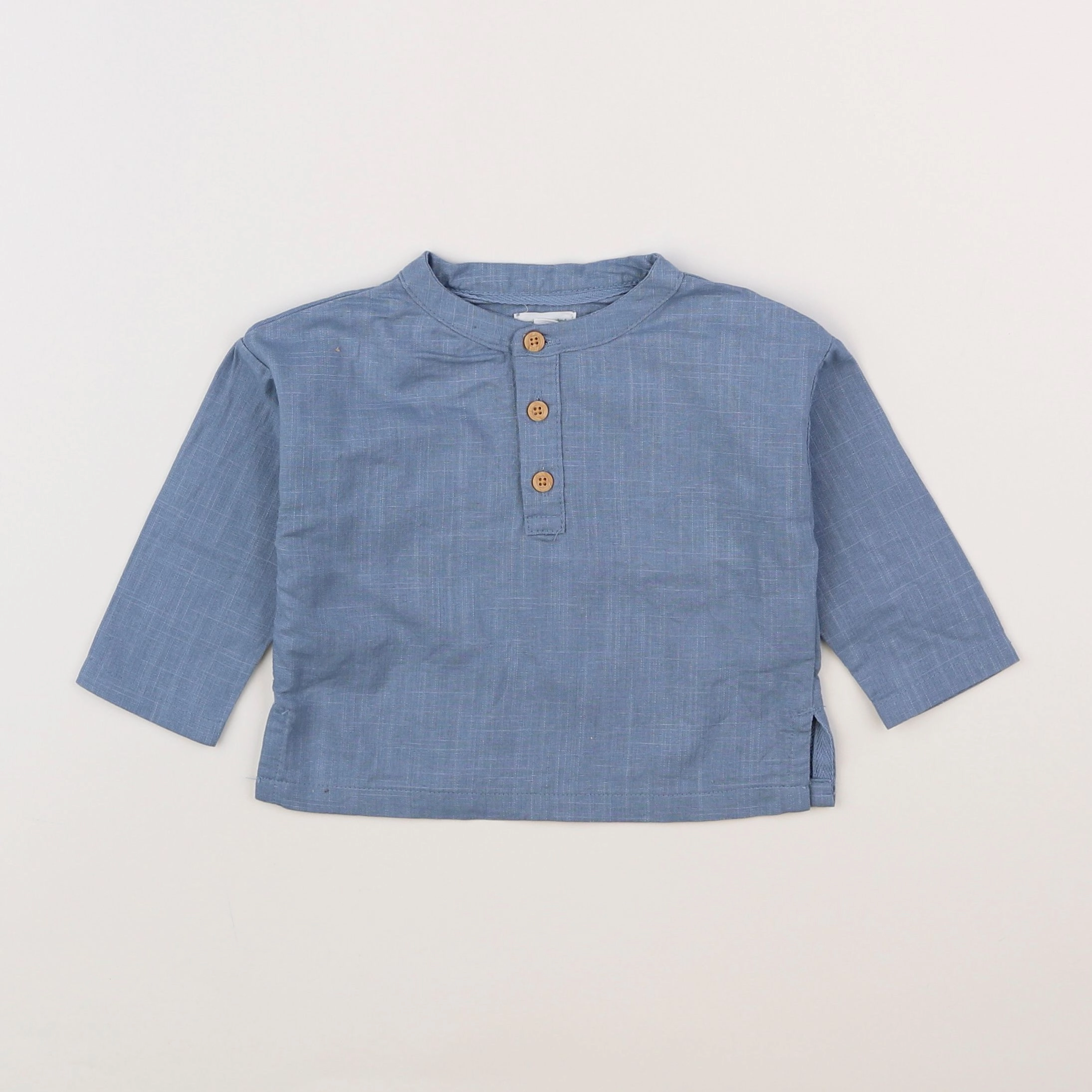 Vertbaudet - blouse bleu - 6 mois