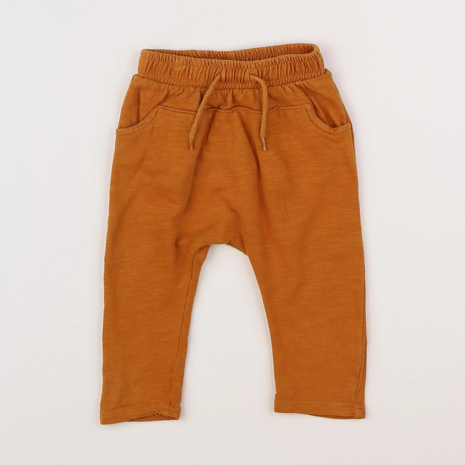 Vertbaudet - jogging orange - 3/6 mois