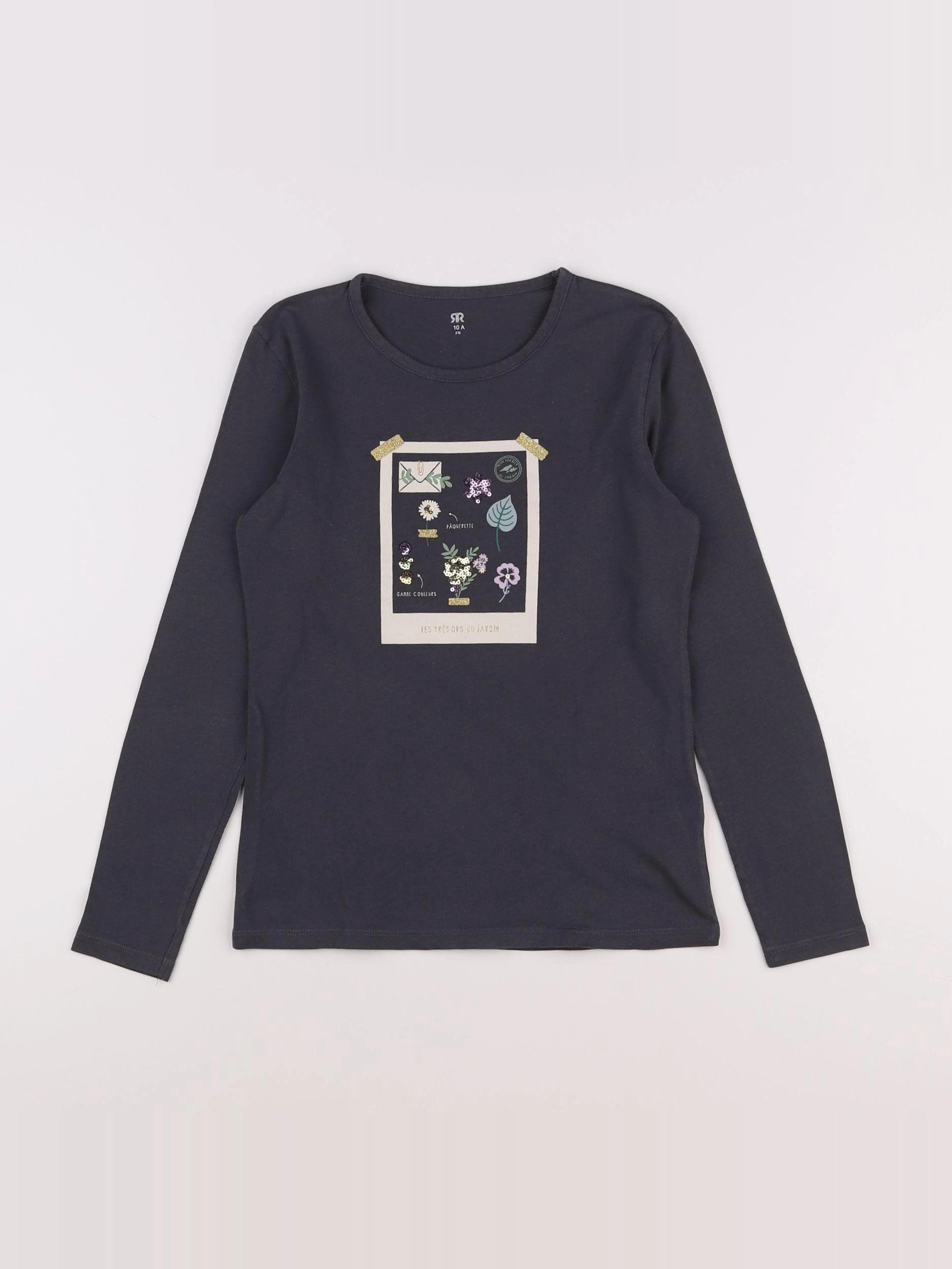 La Redoute - tee-shirt gris - 10 ans