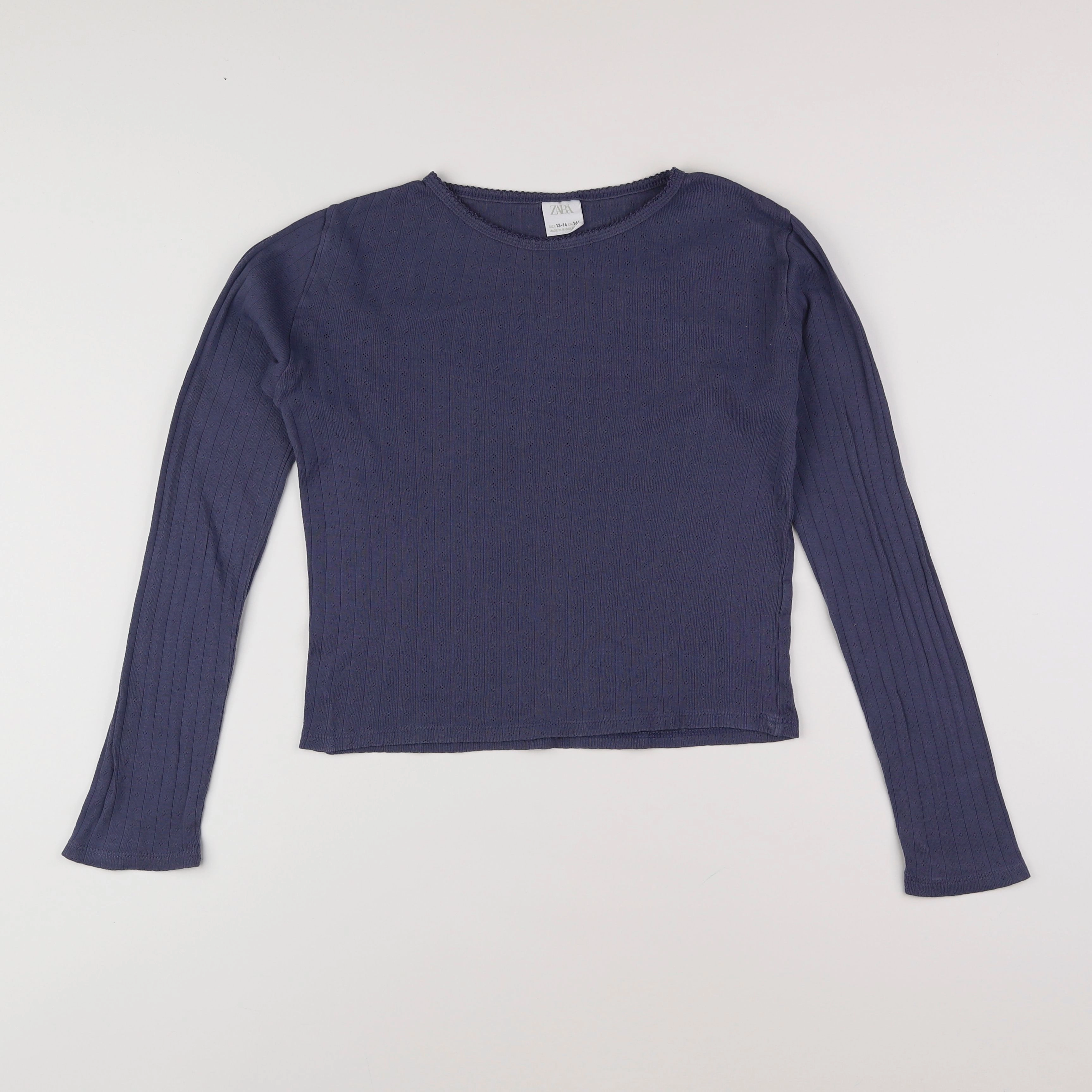 Zara - tee-shirt bleu - 13/14 ans