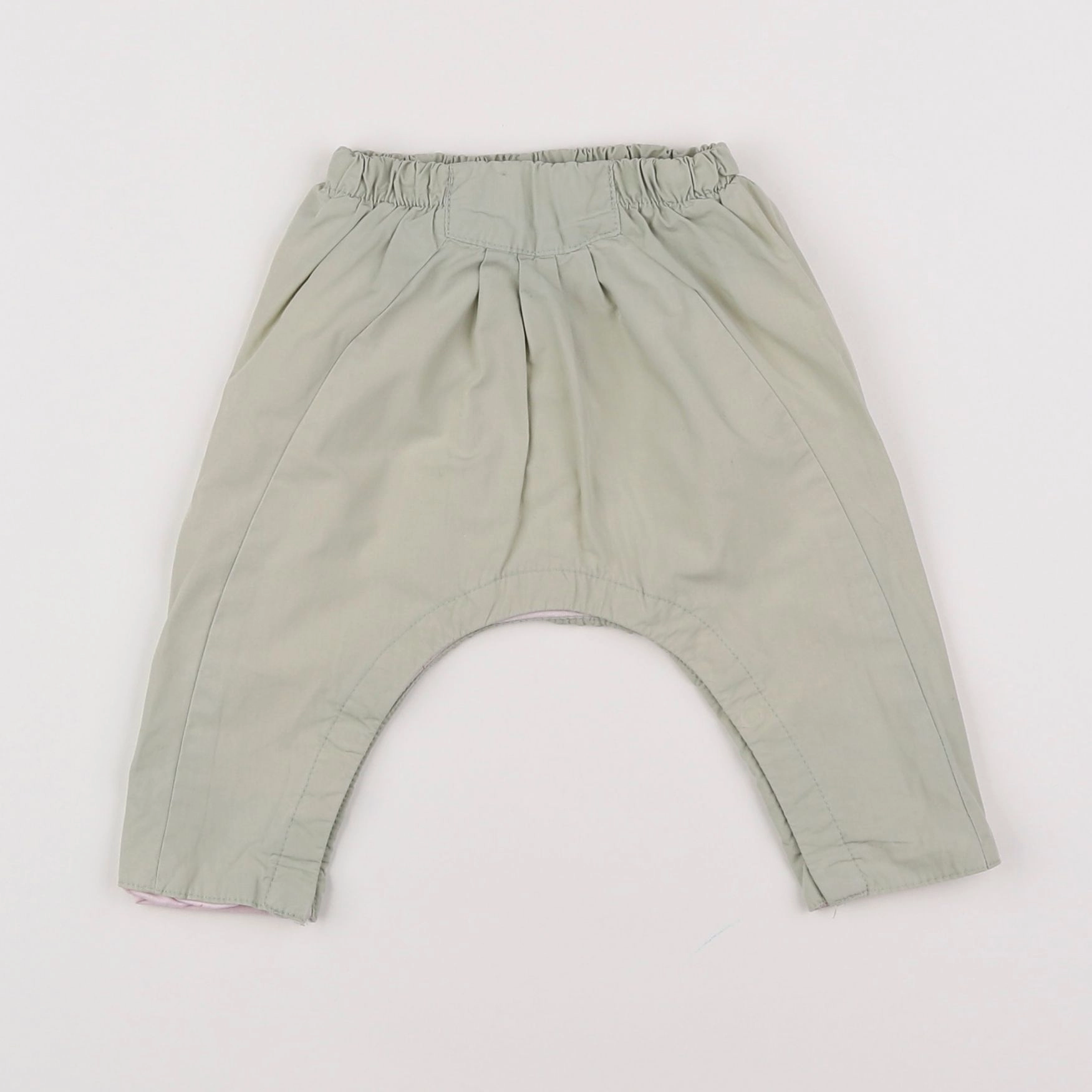 Vertbaudet - pantalon vert - 1 mois