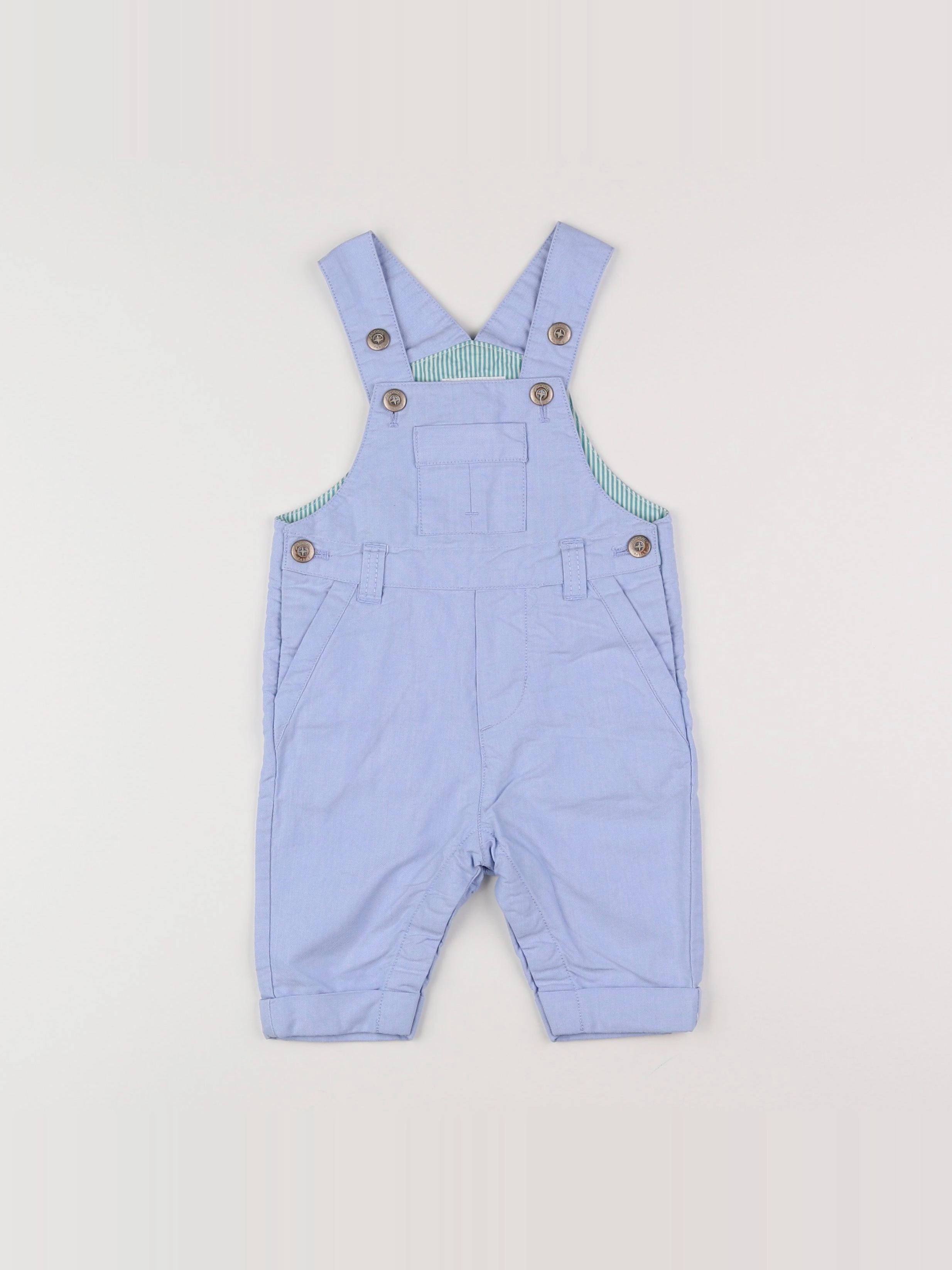 Jacadi - salopette bleu - 6 mois