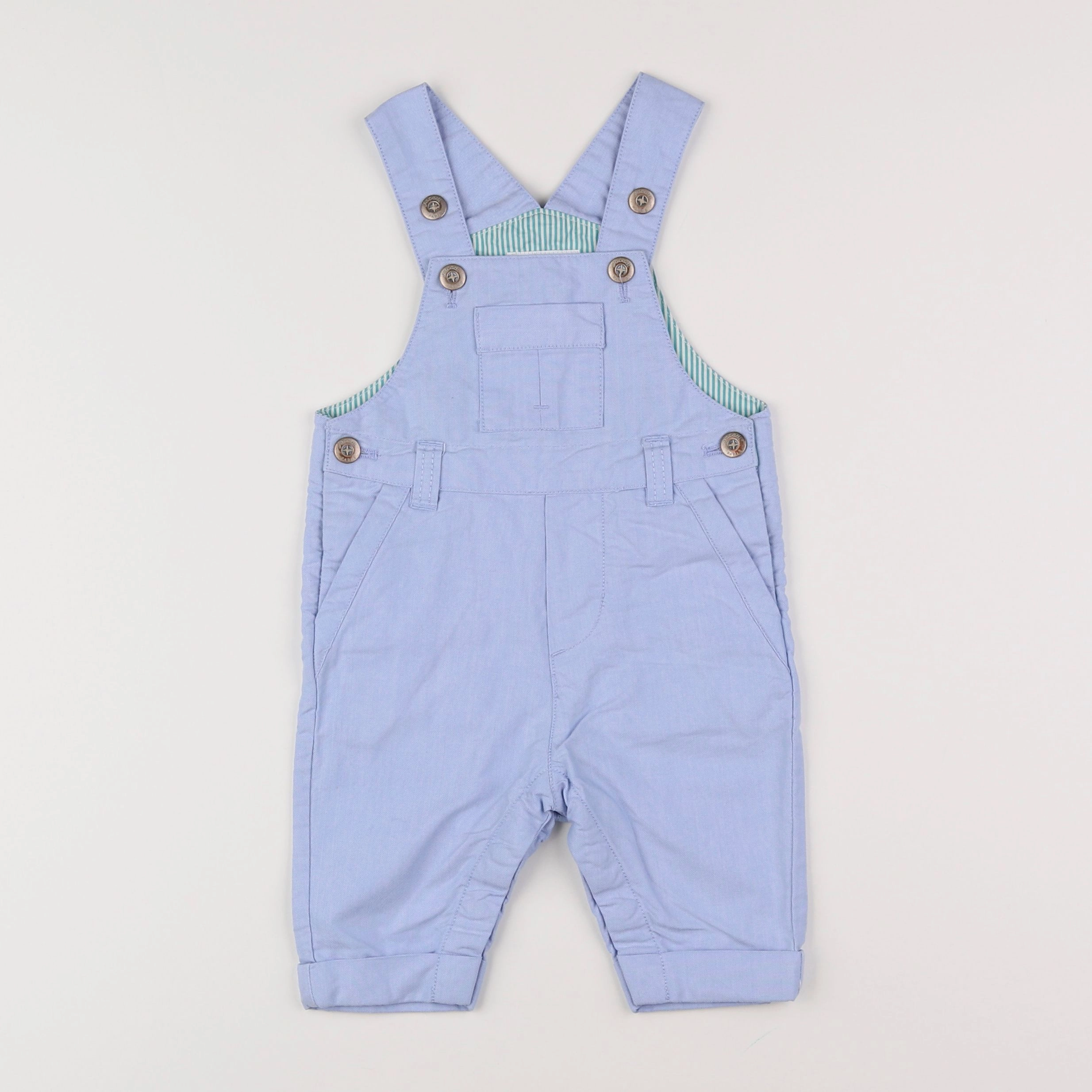 Jacadi - salopette bleu - 6 mois
