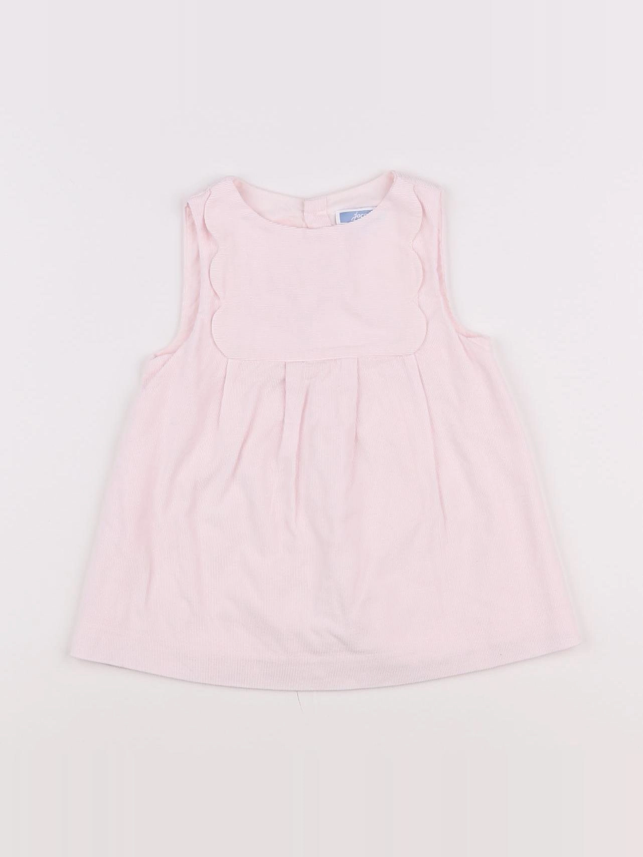 Jacadi - robe rose - 12 mois