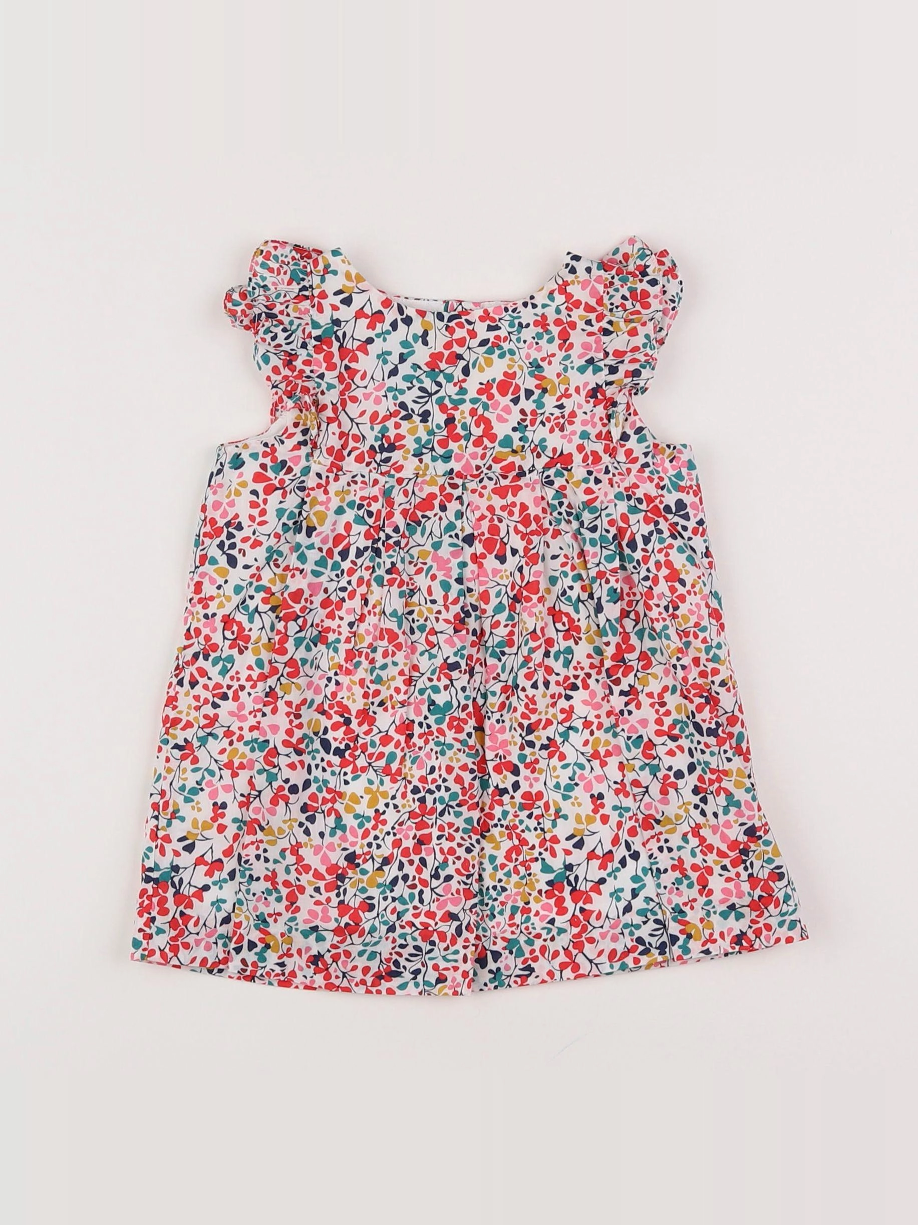 Jacadi - robe liberty multicolore - 6 mois
