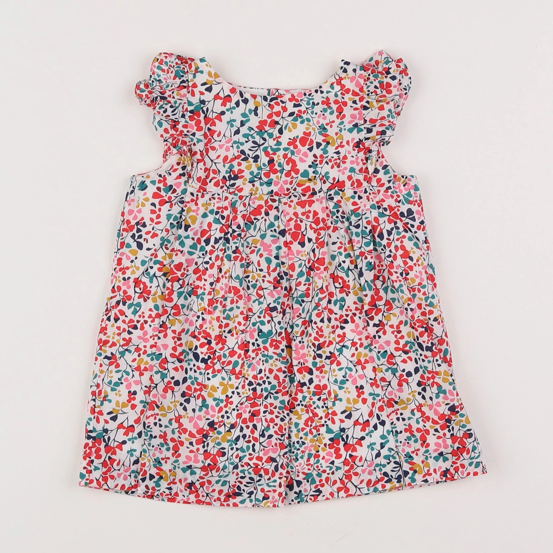 Jacadi - robe liberty multicolore - 6 mois