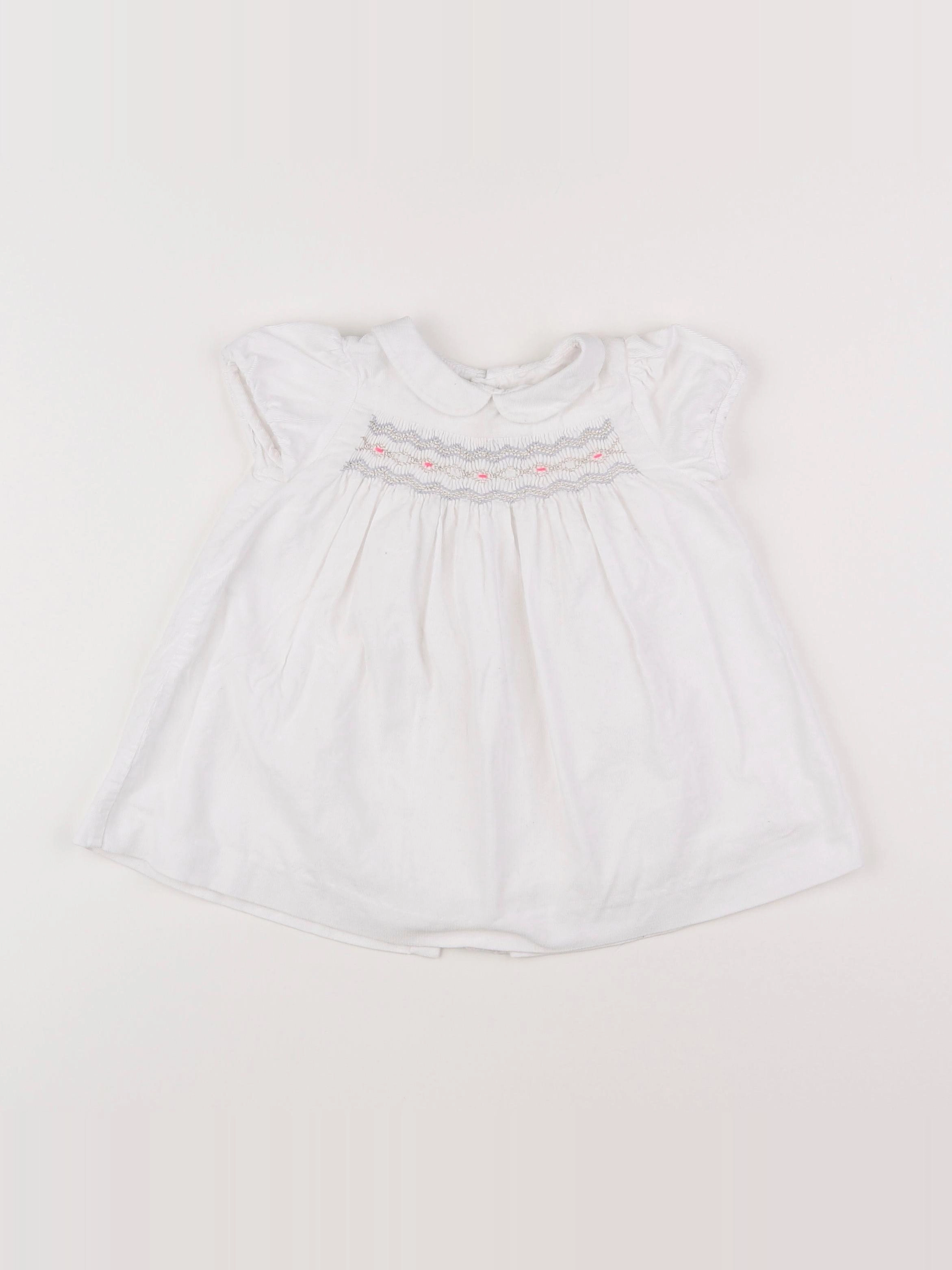 Jacadi - robe blanc - 12 mois