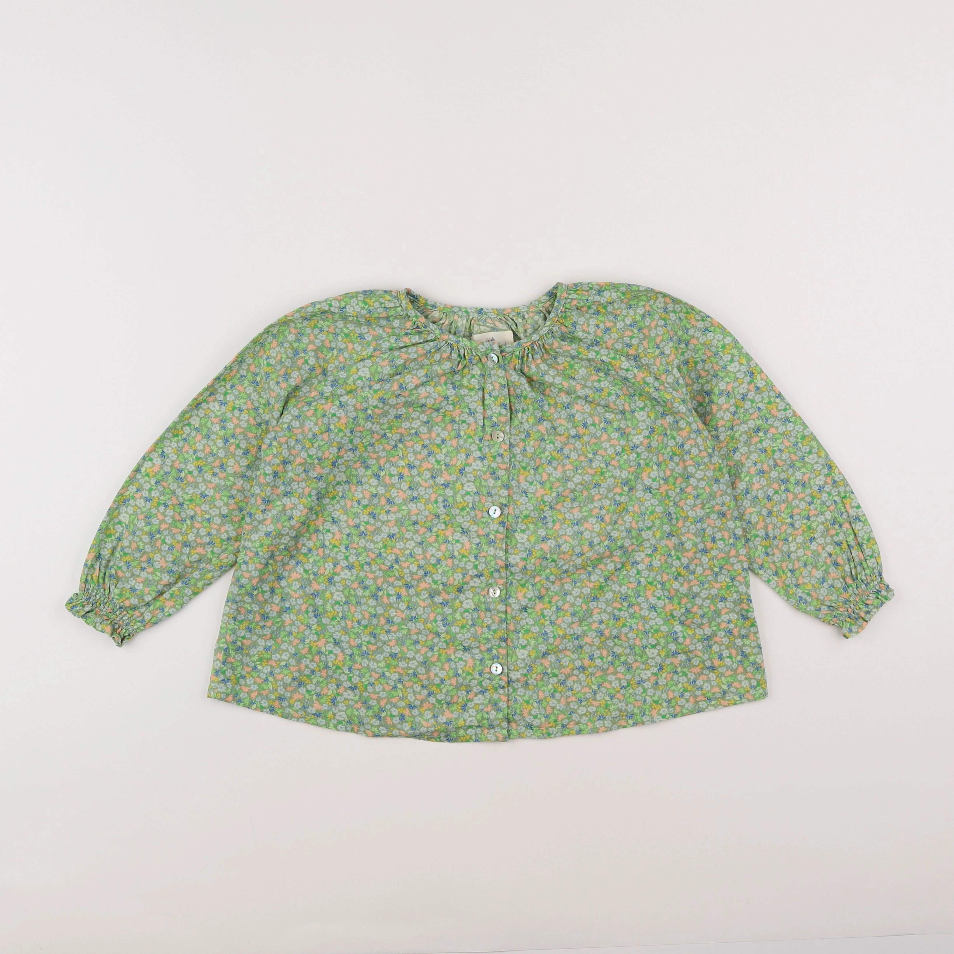 Konges slojd - blouse vert - 4 ans