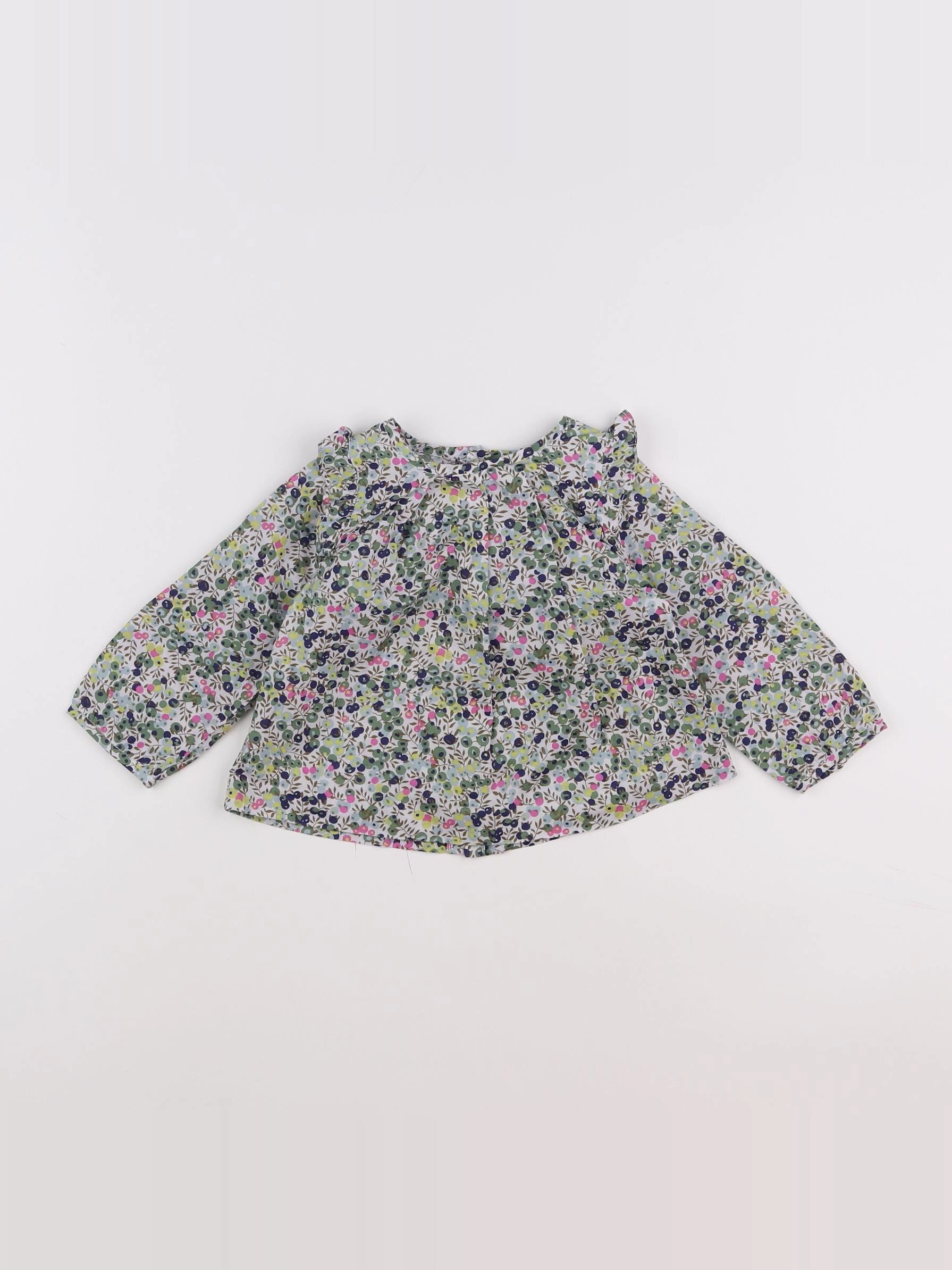 Jacadi - blouse liberty multicolore - 18 mois