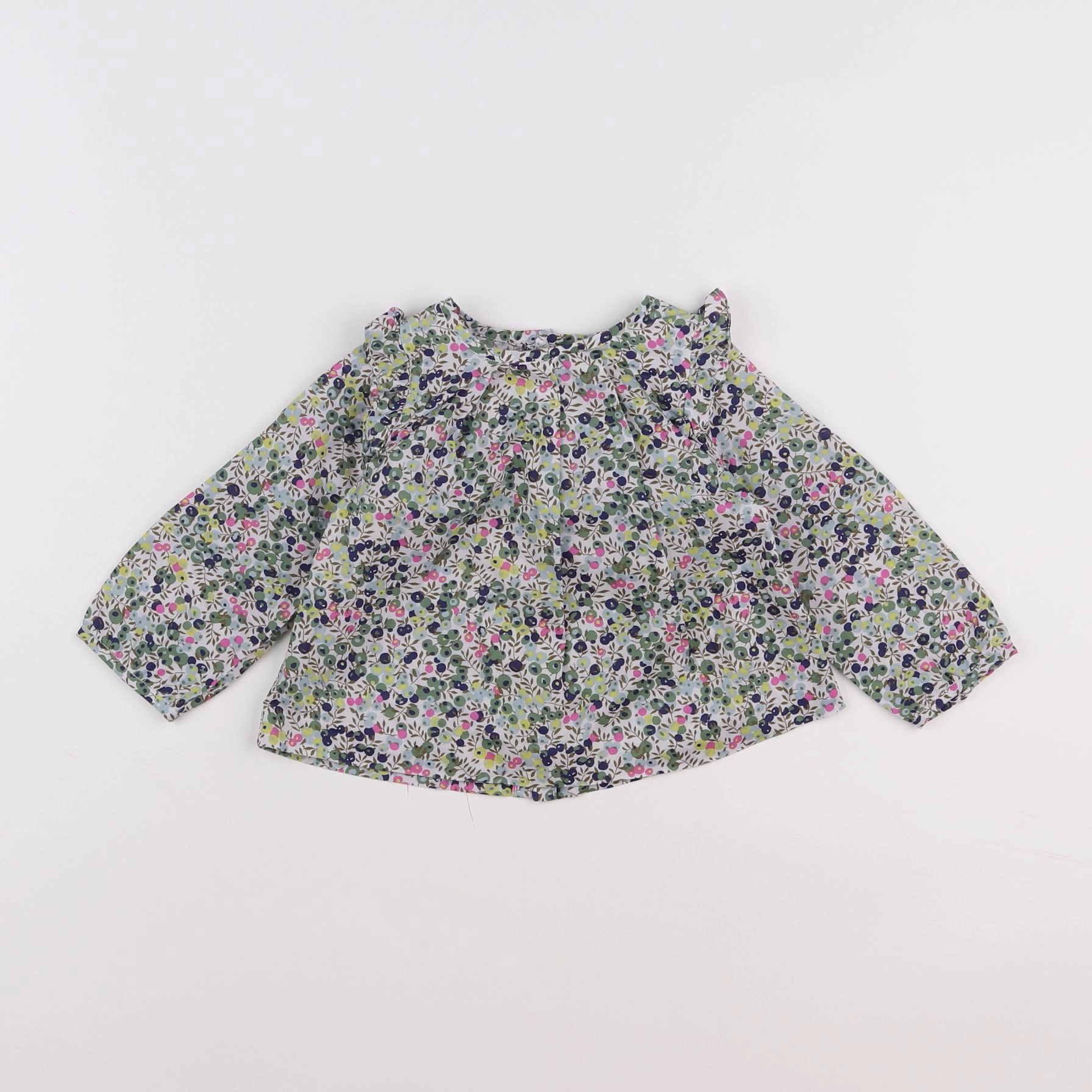 Jacadi - blouse liberty multicolore - 18 mois