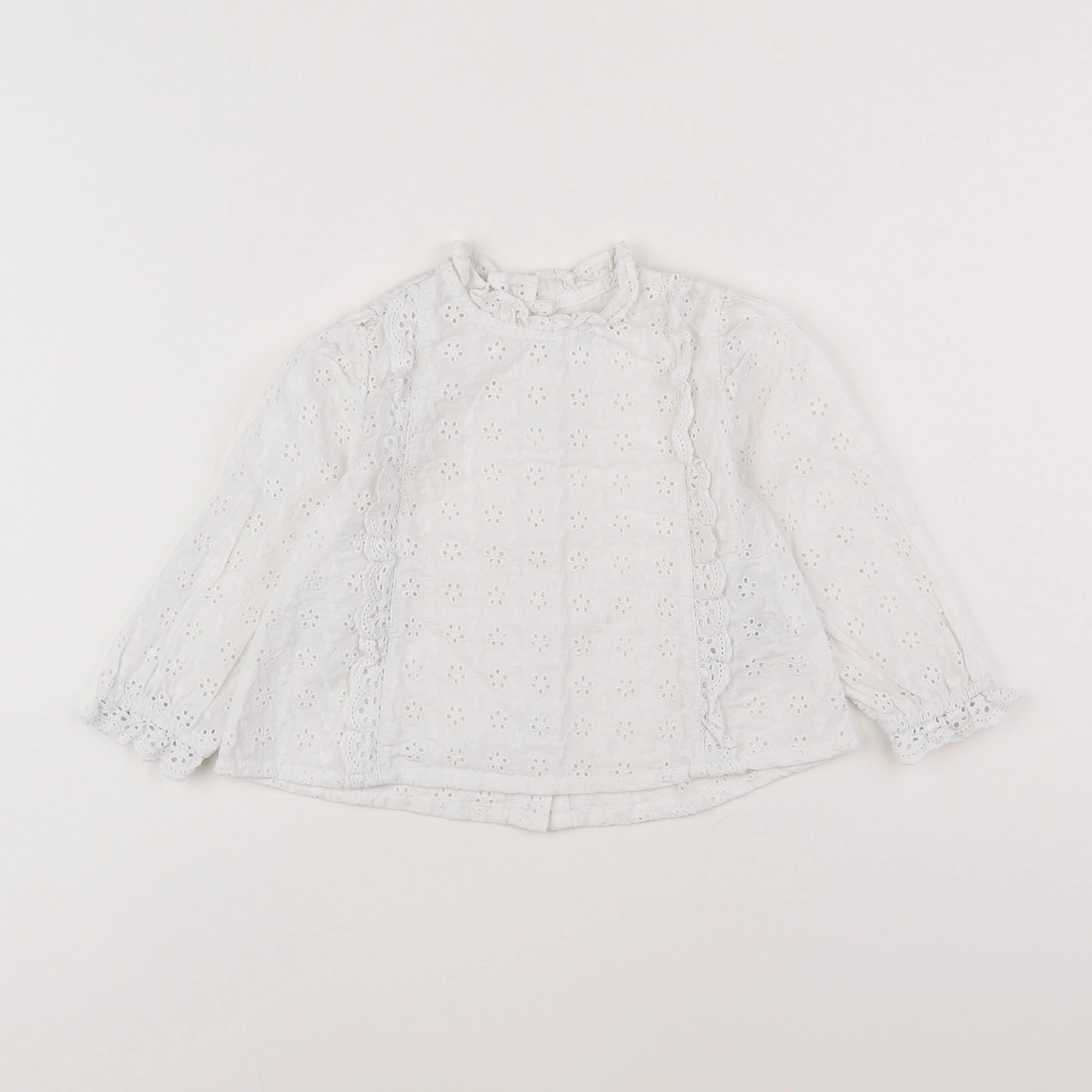 Vertbaudet - blouse blanc - 2 ans