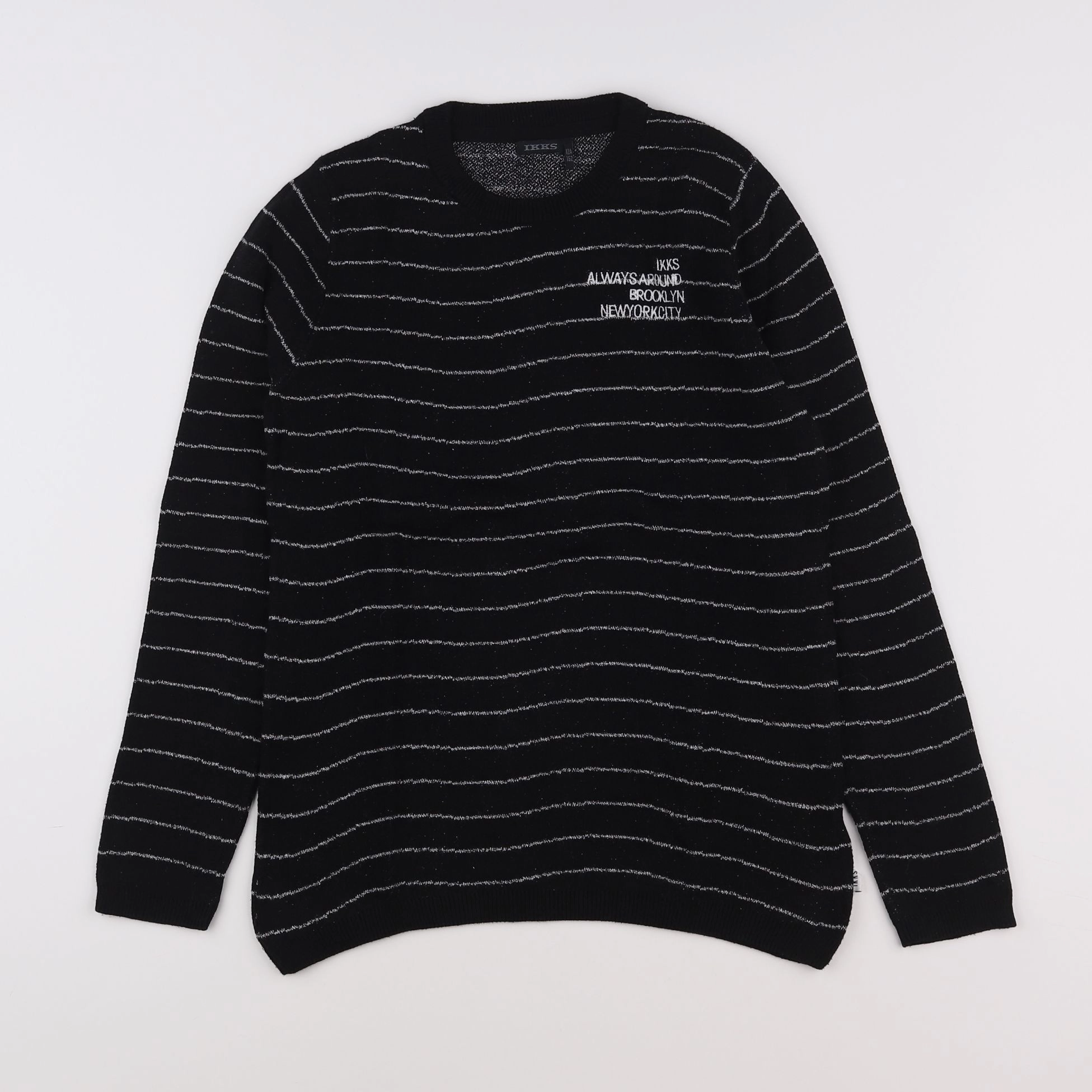 IKKS - pull noir - 12 ans