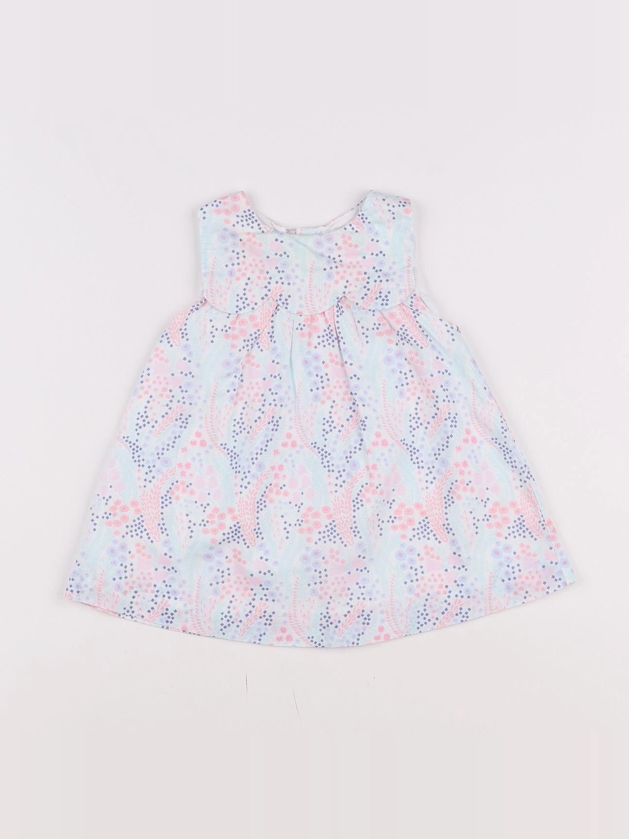 Jacadi - robe liberty multicolore - 6 mois