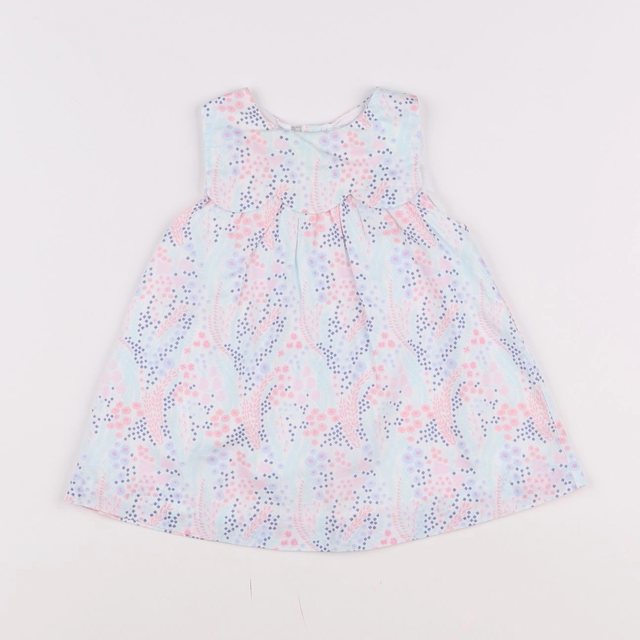 Jacadi - robe liberty multicolore - 6 mois
