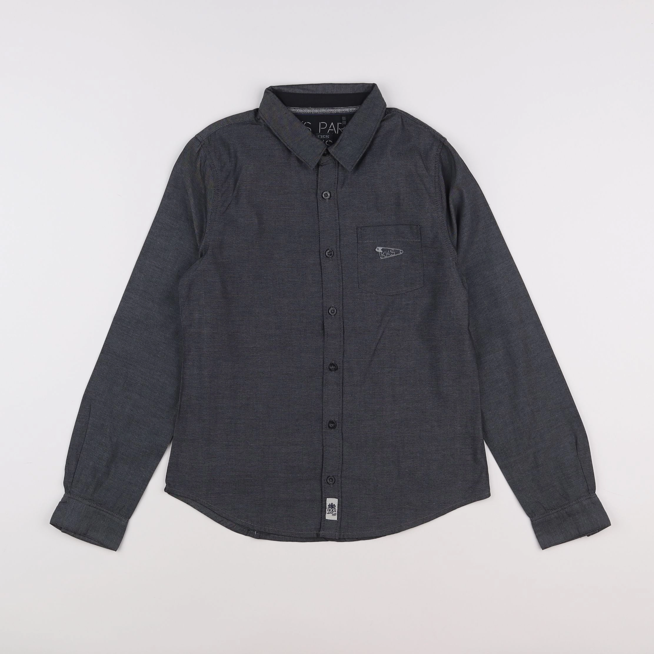 IKKS - chemise noir - 10 ans