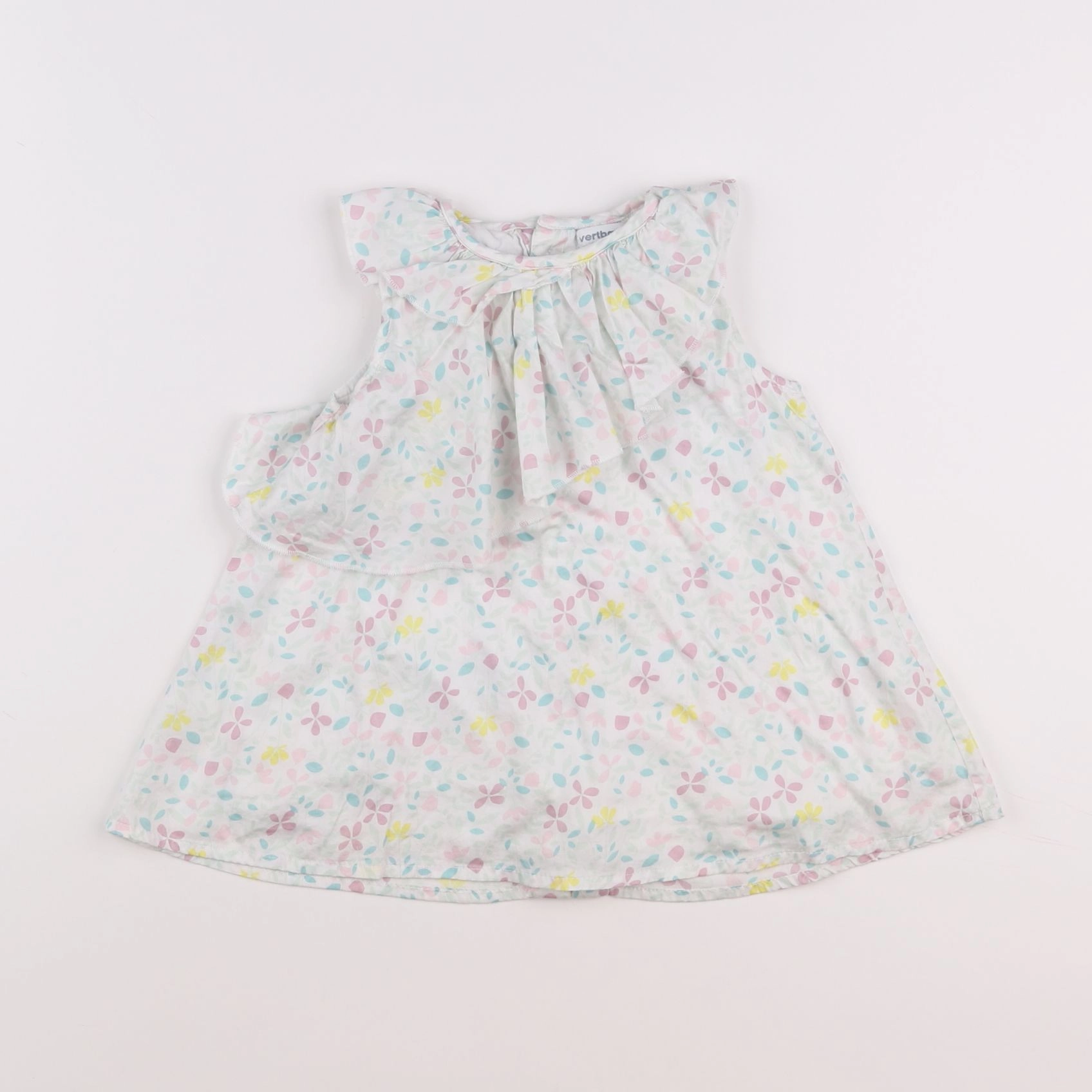 Vertbaudet - robe multicolore - 18 mois