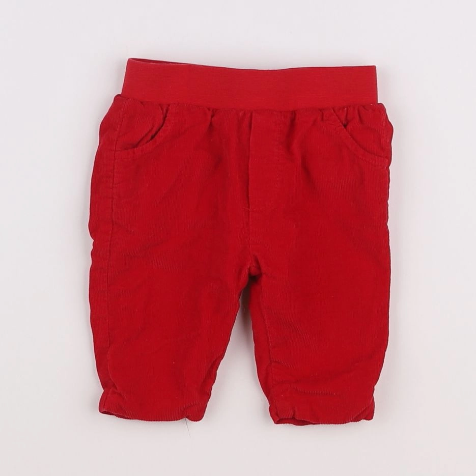 Jacadi - pantalon rouge - 3 mois