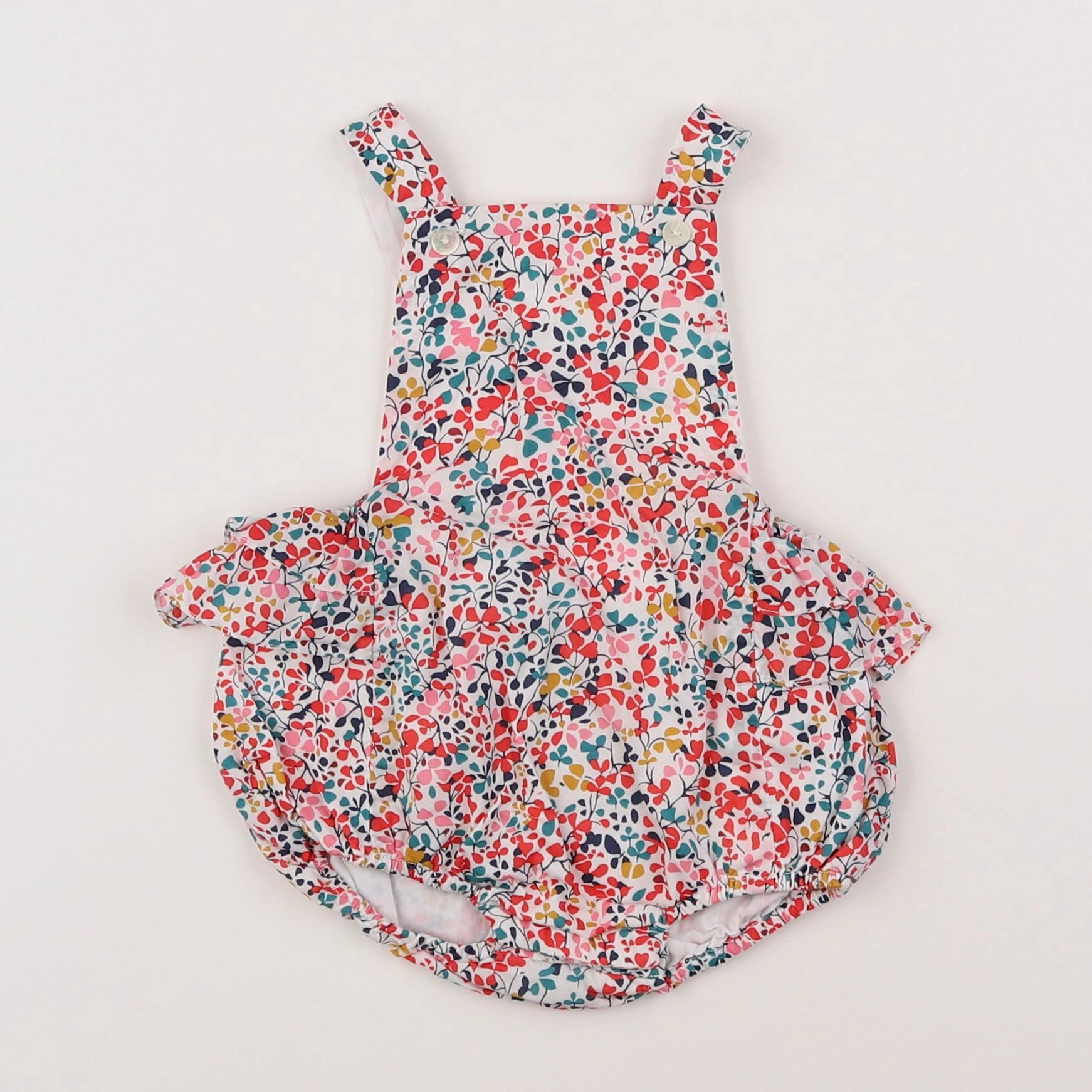 Jacadi - combinaison liberty multicolore - 6 mois