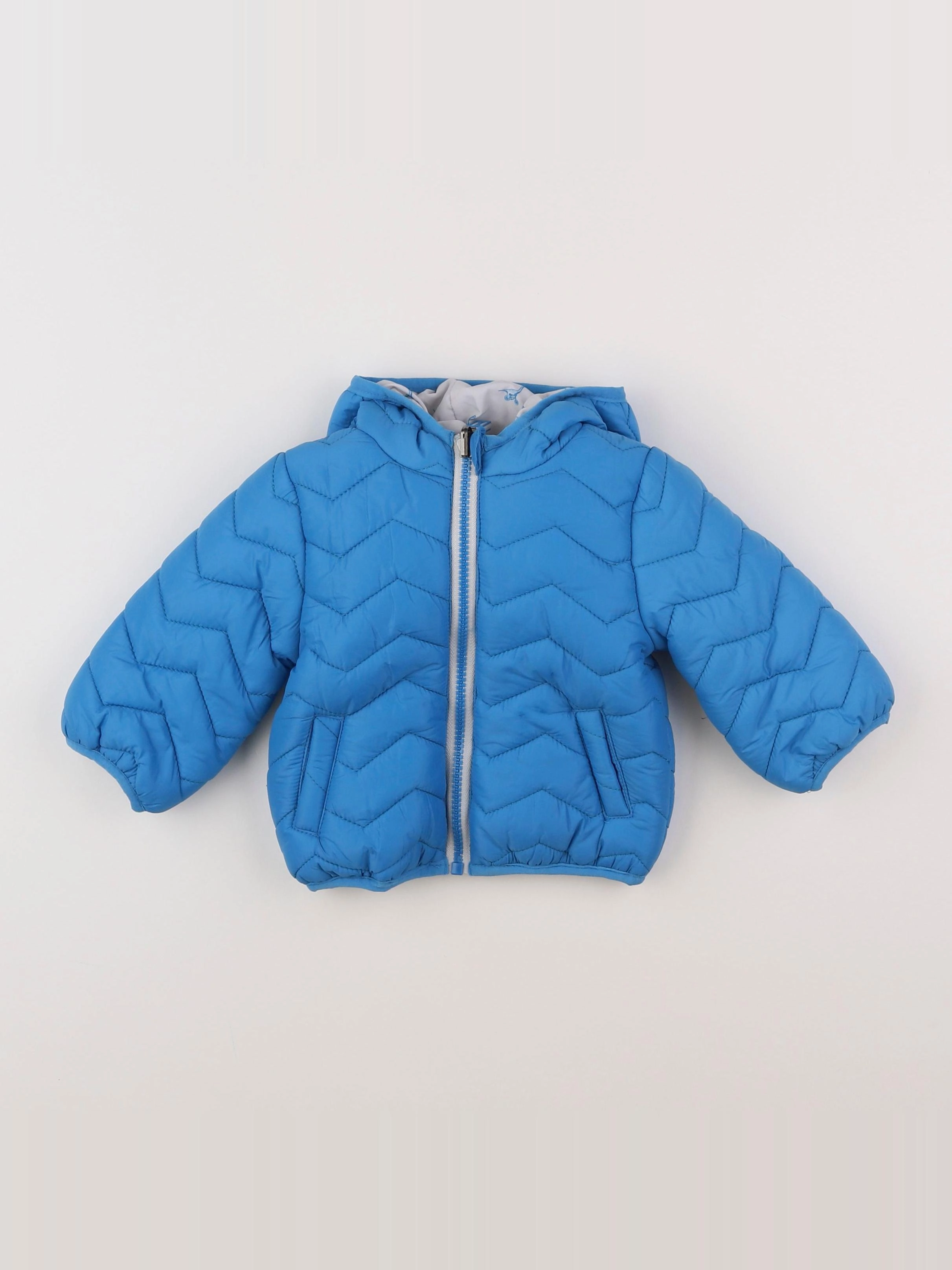 Vertbaudet - doudoune bleu - 9 mois