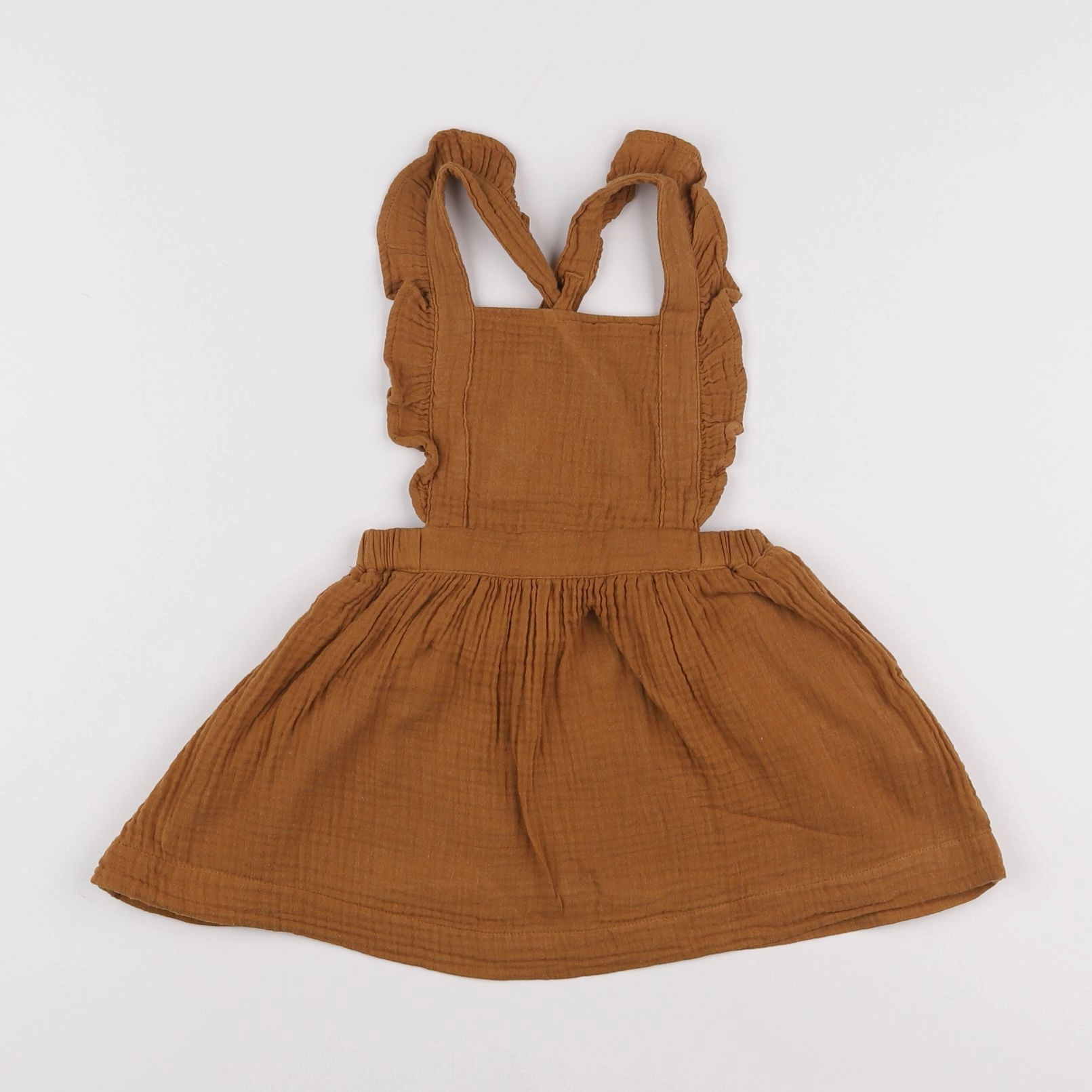 Vertbaudet - robe marron - 2 ans