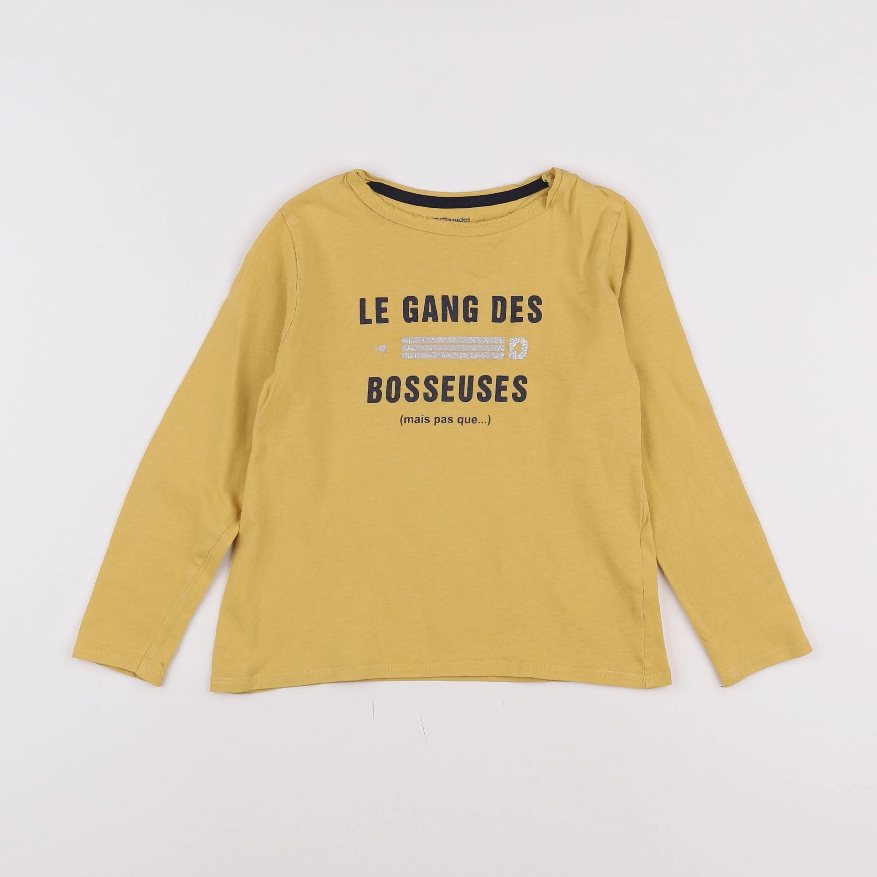 Vertbaudet - tee-shirt jaune - 6 ans
