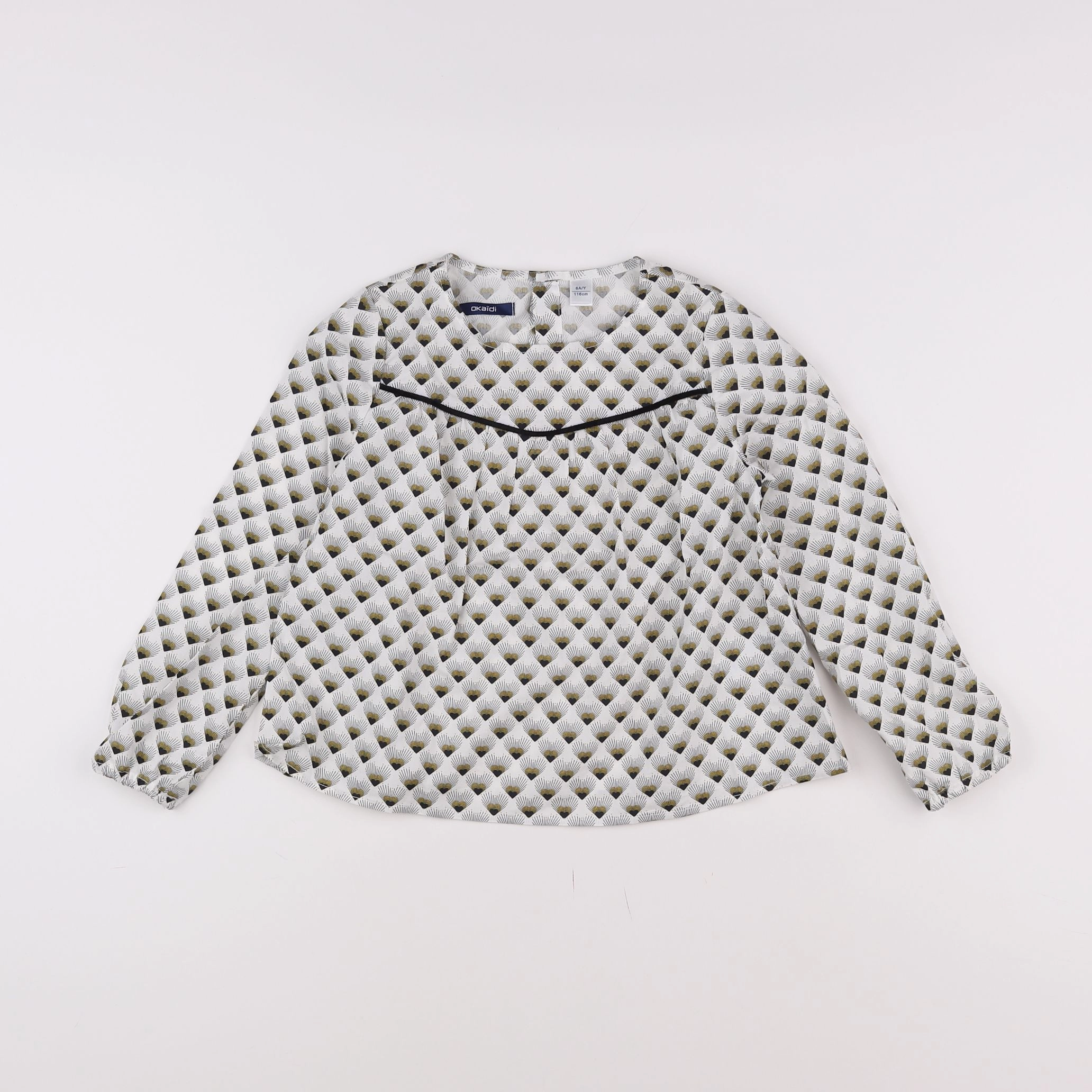 Okaidi - blouse multicolore - 6 ans