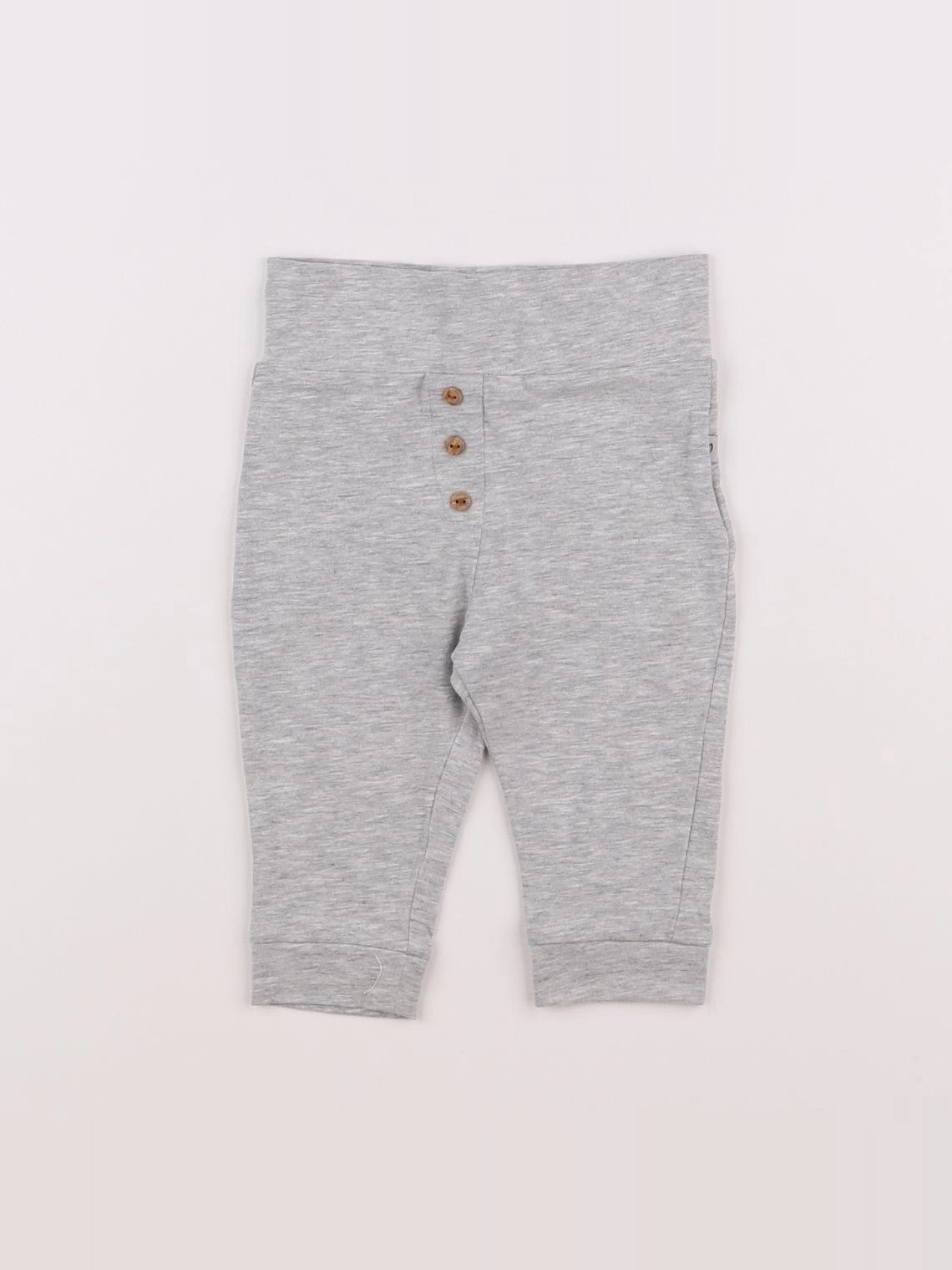 Vertbaudet - legging gris - 6 mois