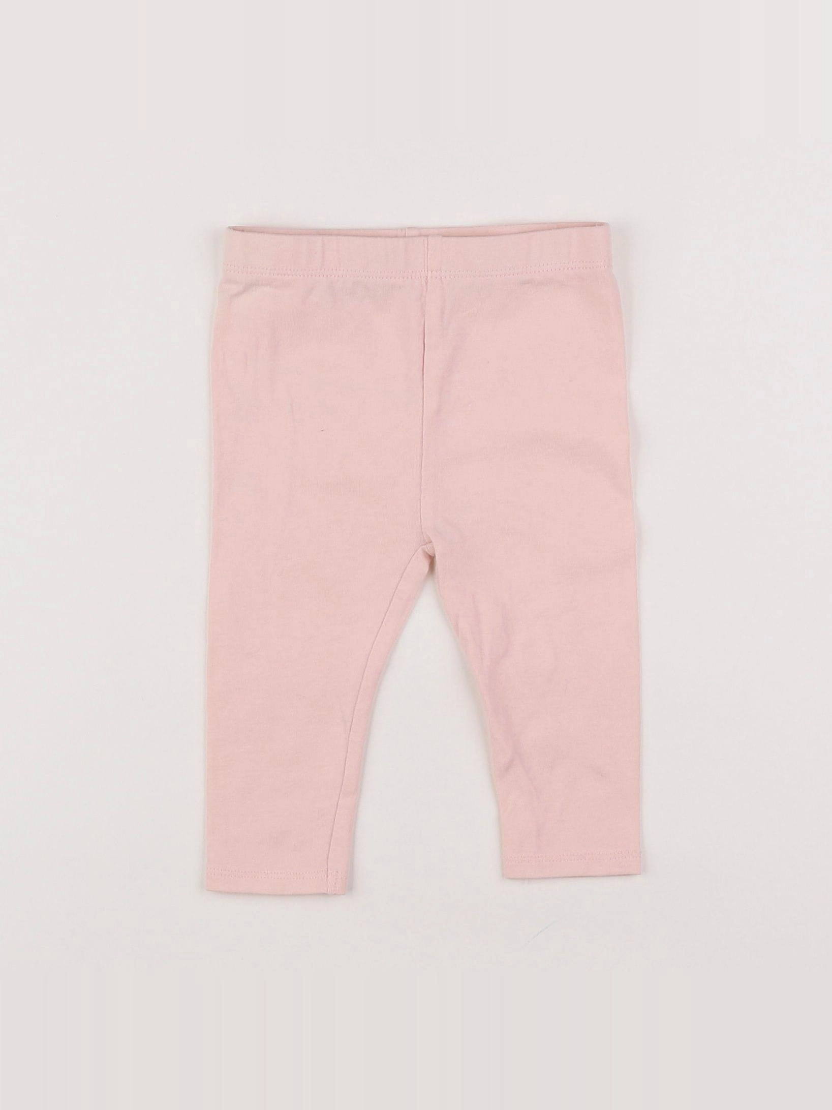 Vertbaudet - legging rose - 6 mois