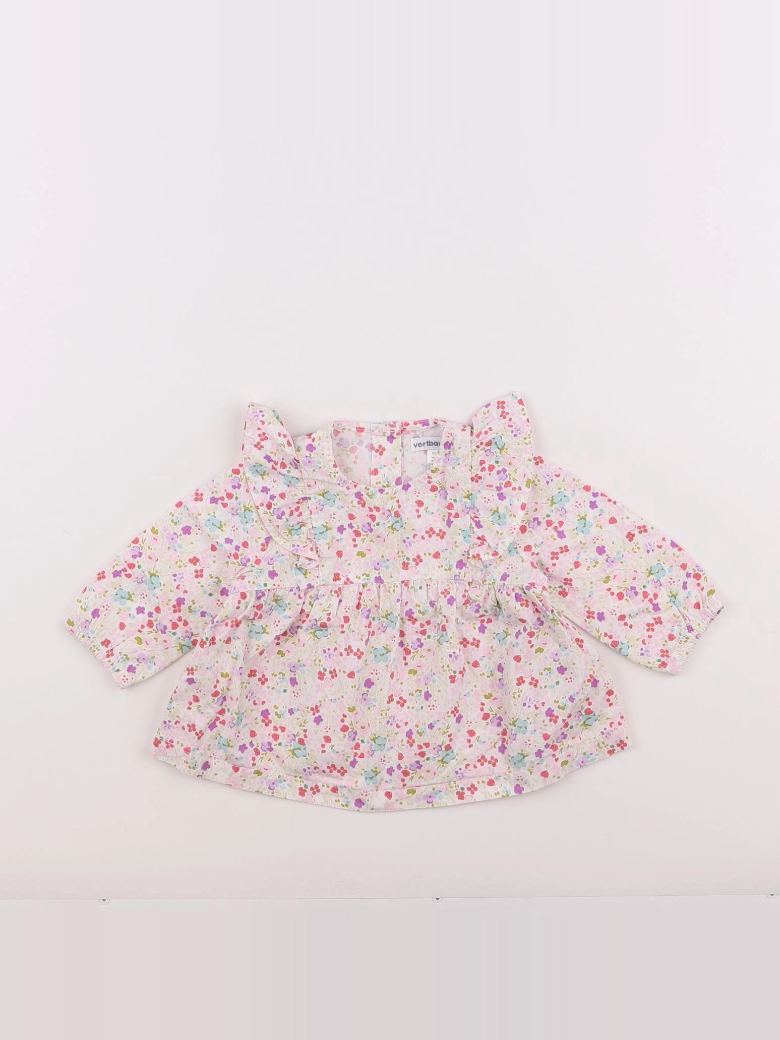 Vertbaudet - blouse multicolore - 3 mois