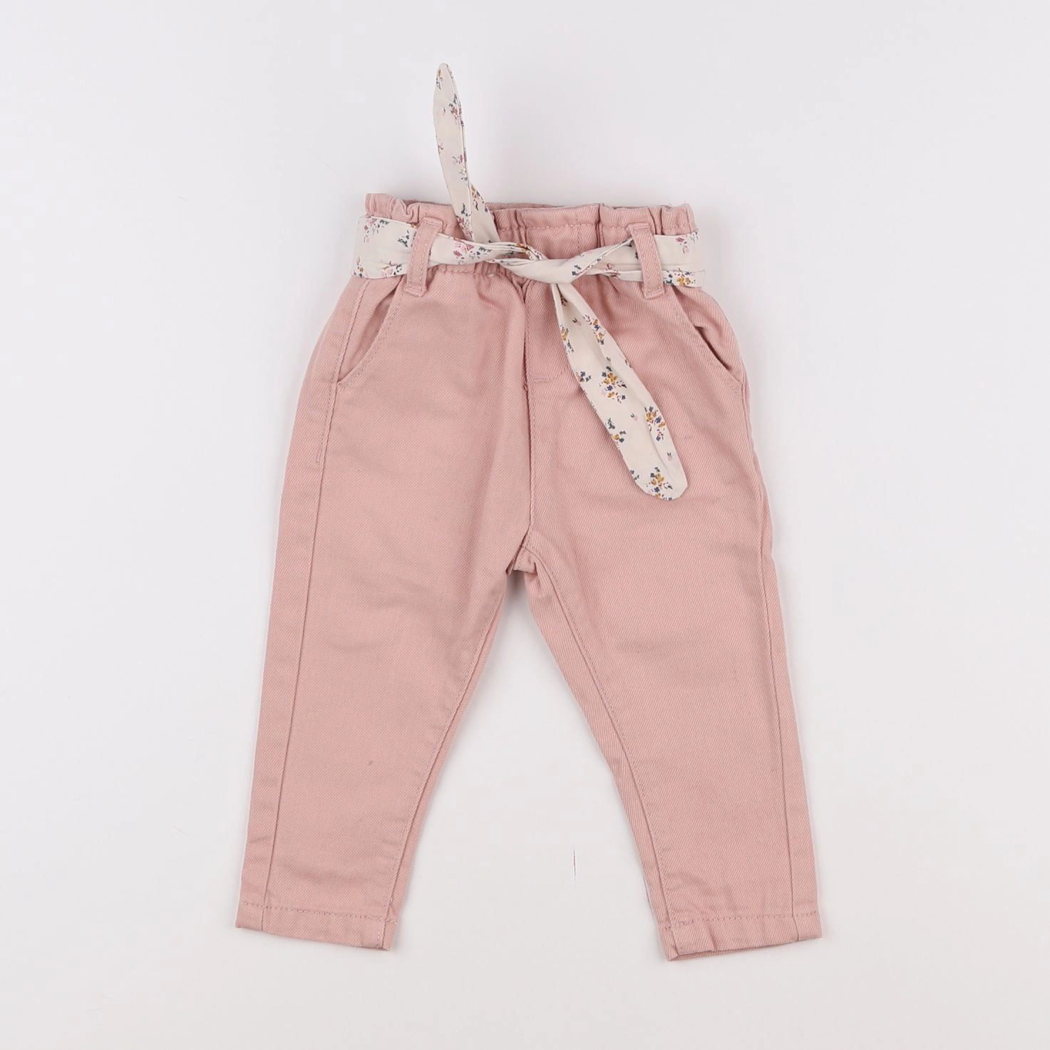 Vertbaudet - jean rose - 9 mois