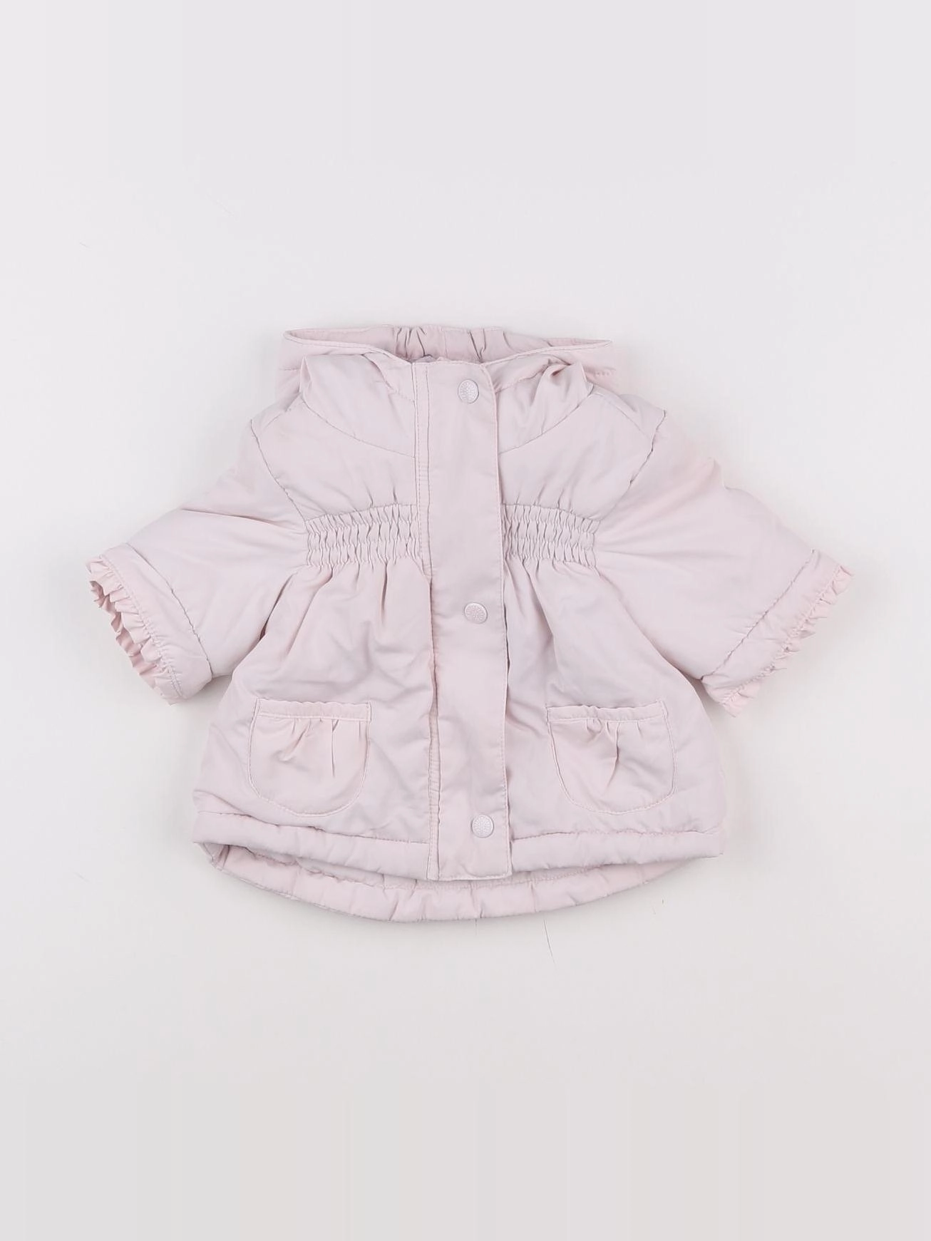 Vertbaudet - doudoune rose - 1 mois